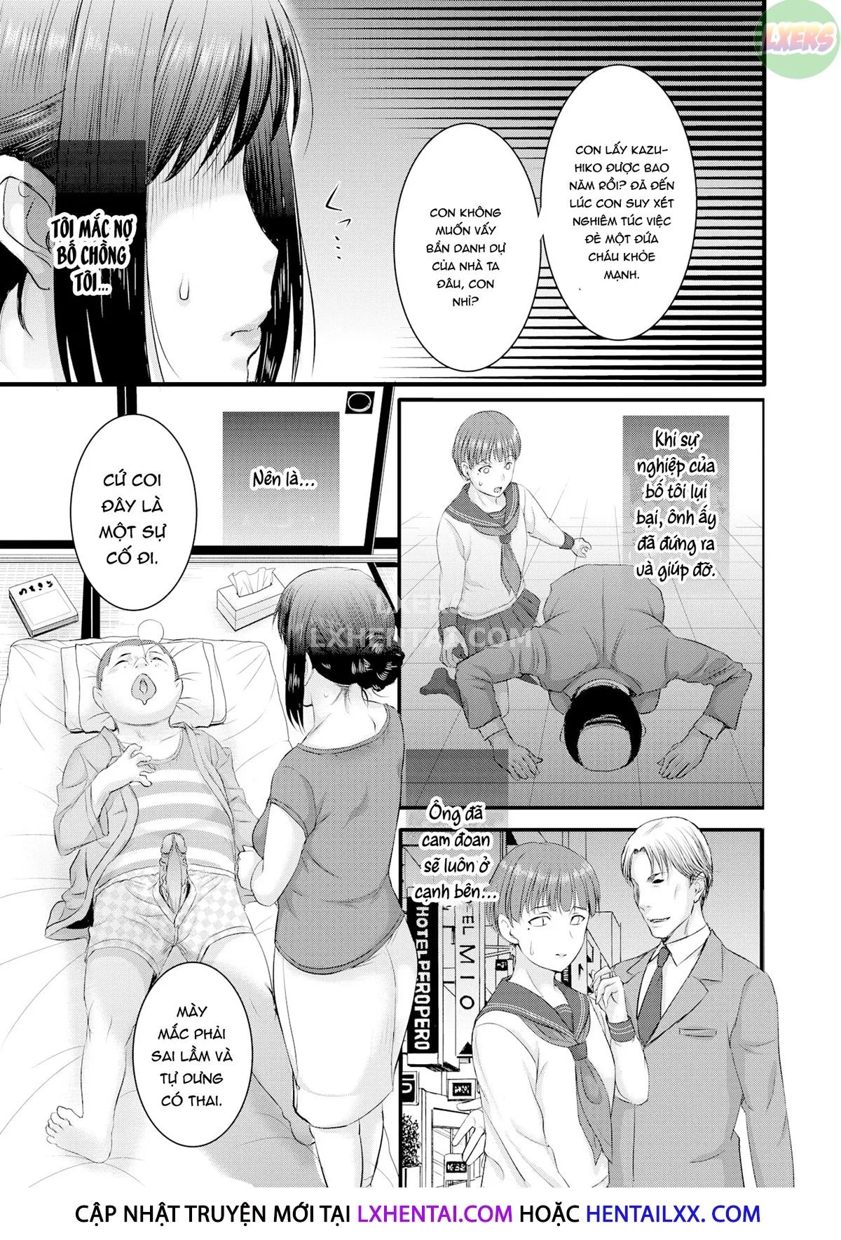 HentaiVN.net - Ảnh 6 - ~ Cho đến khi chị dâu của tôi có thai ~ - Chap 1