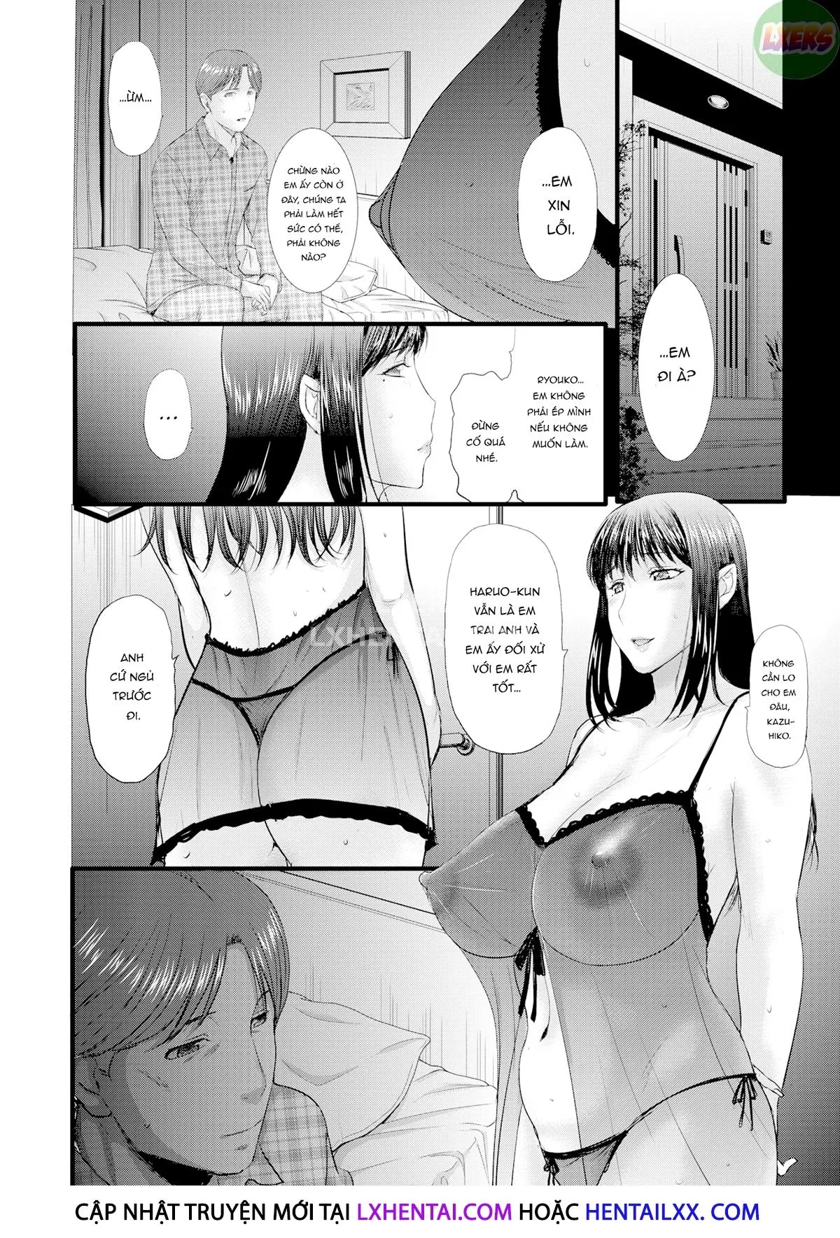 HentaiVN.net - Ảnh 15 - ~ Cho đến khi chị dâu của tôi có thai ~ - Chap 3