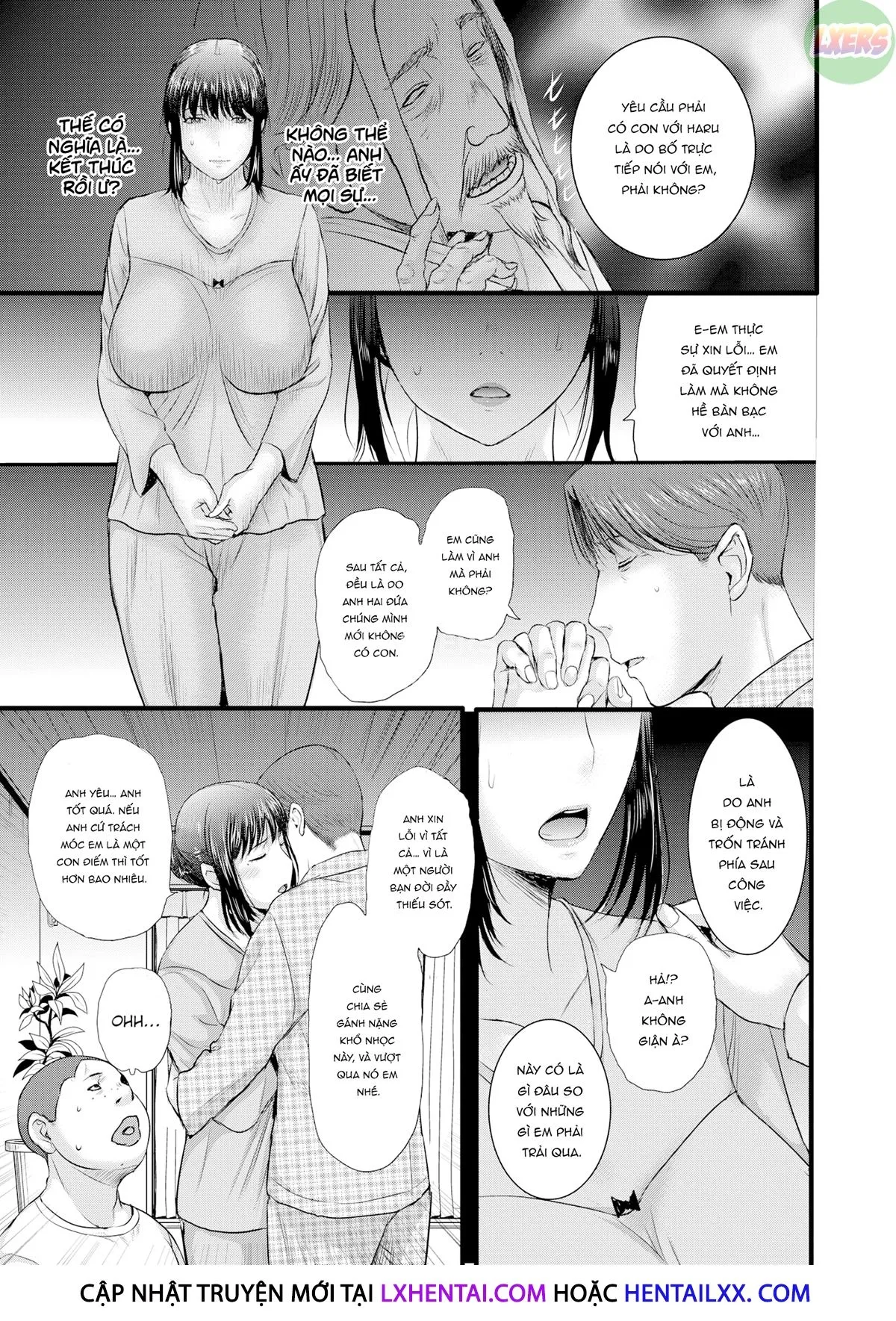 HentaiVN.net - Ảnh 8 - ~ Cho đến khi chị dâu của tôi có thai ~ - Chap 3