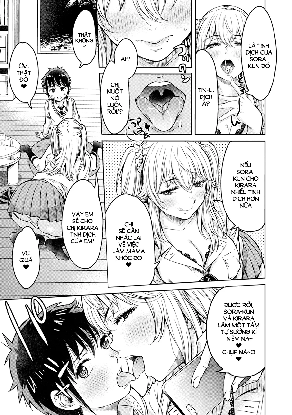 HentaiVN.net - Ảnh 14 - Bầu trời đầy lung linh [Osora ni wa Kirakira ga Ippai; お空にはキラキラがいっぱい] - Oneshot
