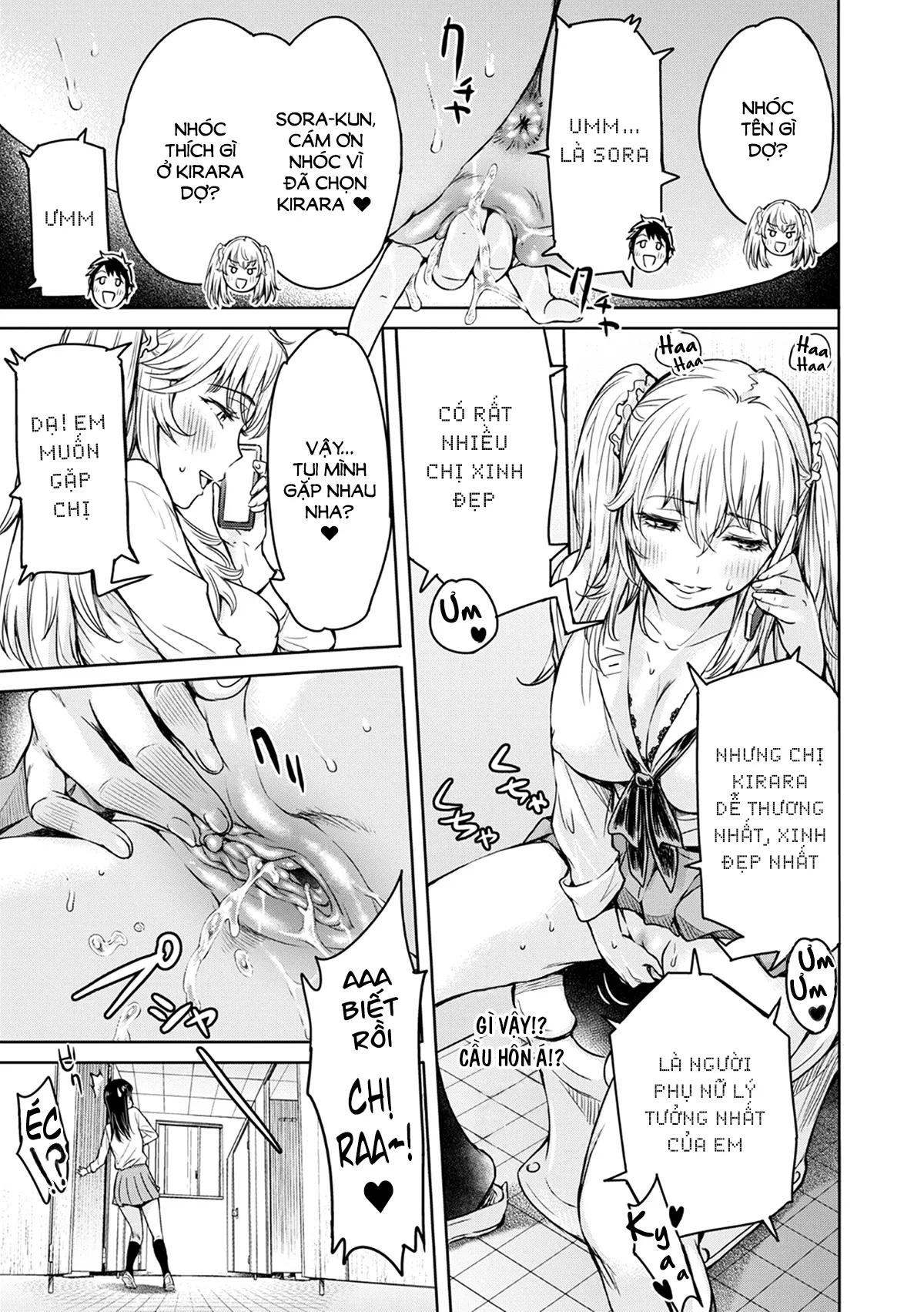 HentaiVN.net - Ảnh 8 - Bầu trời đầy lung linh [Osora ni wa Kirakira ga Ippai; お空にはキラキラがいっぱい] - Oneshot