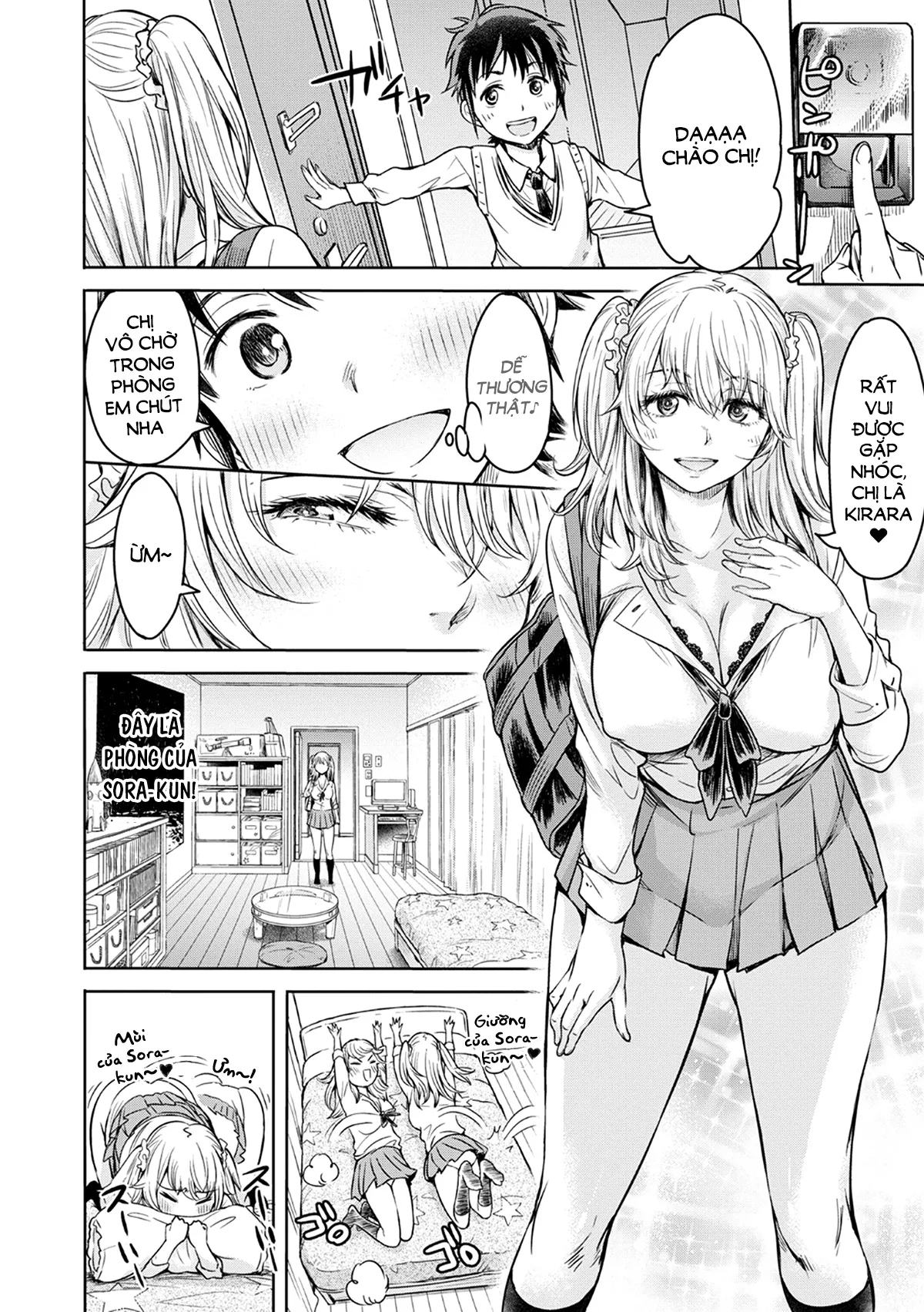 HentaiVN.net - Ảnh 9 - Bầu trời đầy lung linh [Osora ni wa Kirakira ga Ippai; お空にはキラキラがいっぱい] - Oneshot