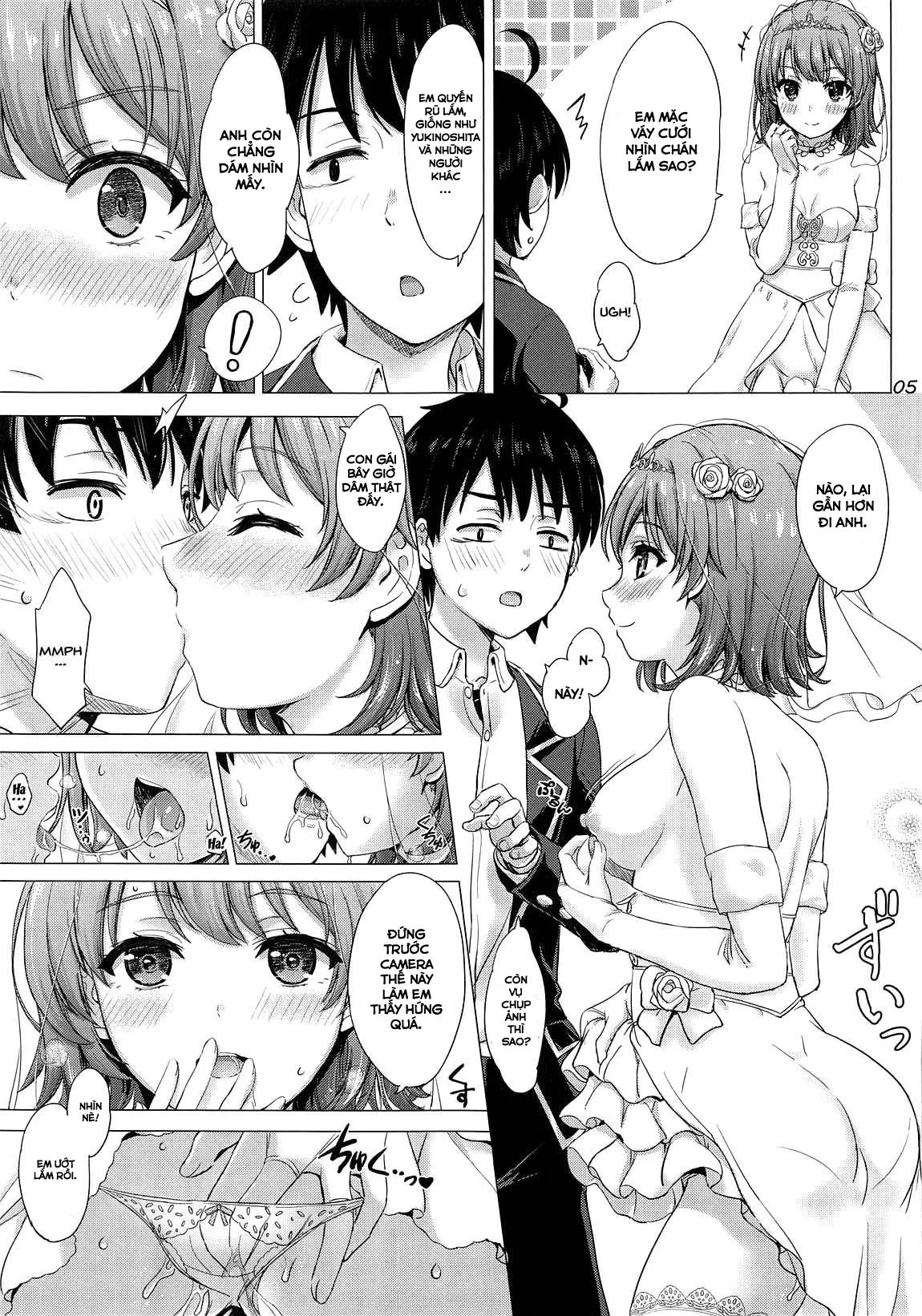 HentaiVN.net - Ảnh 5 - Làm Tình Với Iroha Trong Bộ Váy Cưới [Iroha's gonna marry you after today's scholl!; Yahari Ore no Seishun Love Come wa Machigatteiru] - Oneshot