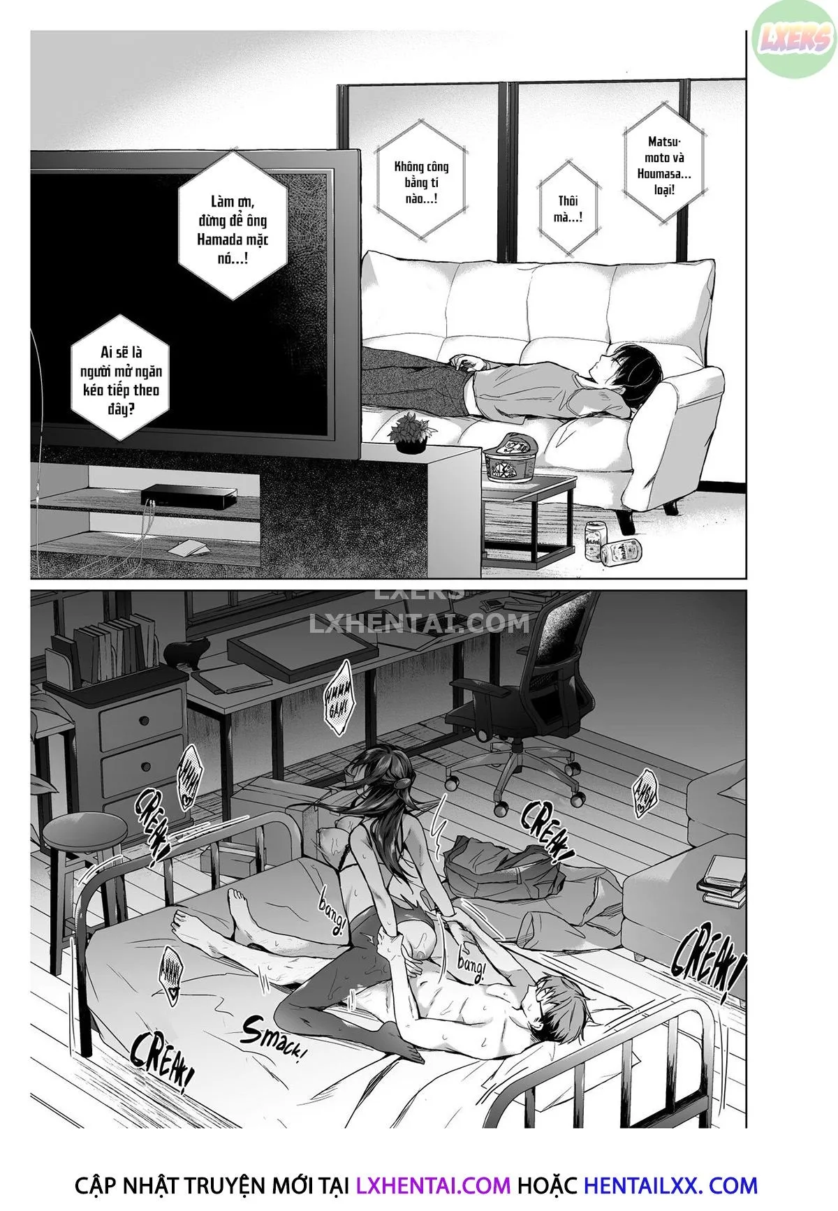 HentaiVN.net - Ảnh 58 - My Wife Has Been Acting Weird Since The Doujin Convention… [Doujin Event No Shucchou Henshuubu Ni Itta Hi Kara Tsuma No Yousu Ga...] - Chap 2 - [END]