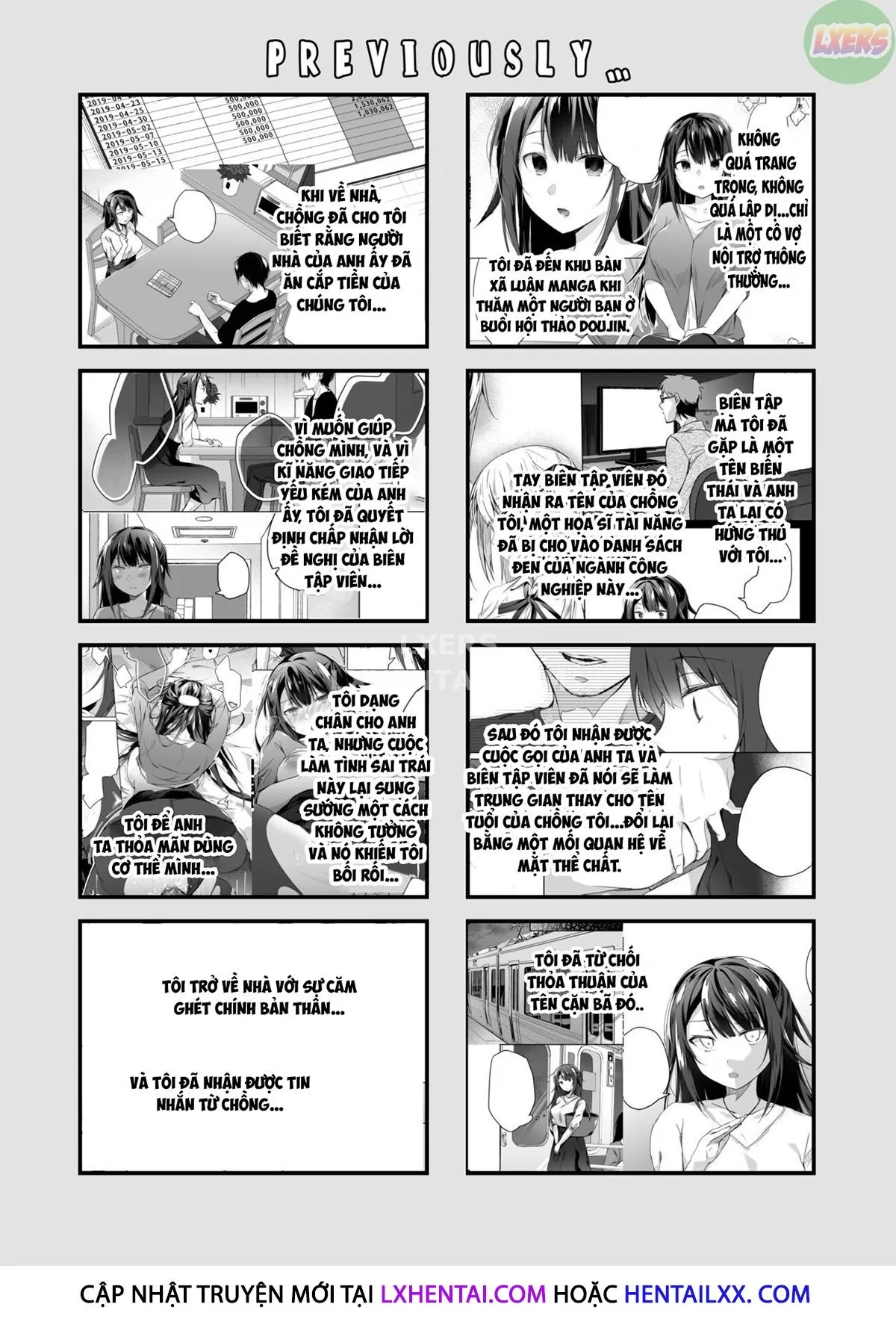 HentaiVN.net - Ảnh 6 - My Wife Has Been Acting Weird Since The Doujin Convention… [Doujin Event No Shucchou Henshuubu Ni Itta Hi Kara Tsuma No Yousu Ga...] - Chap 2 - [END]