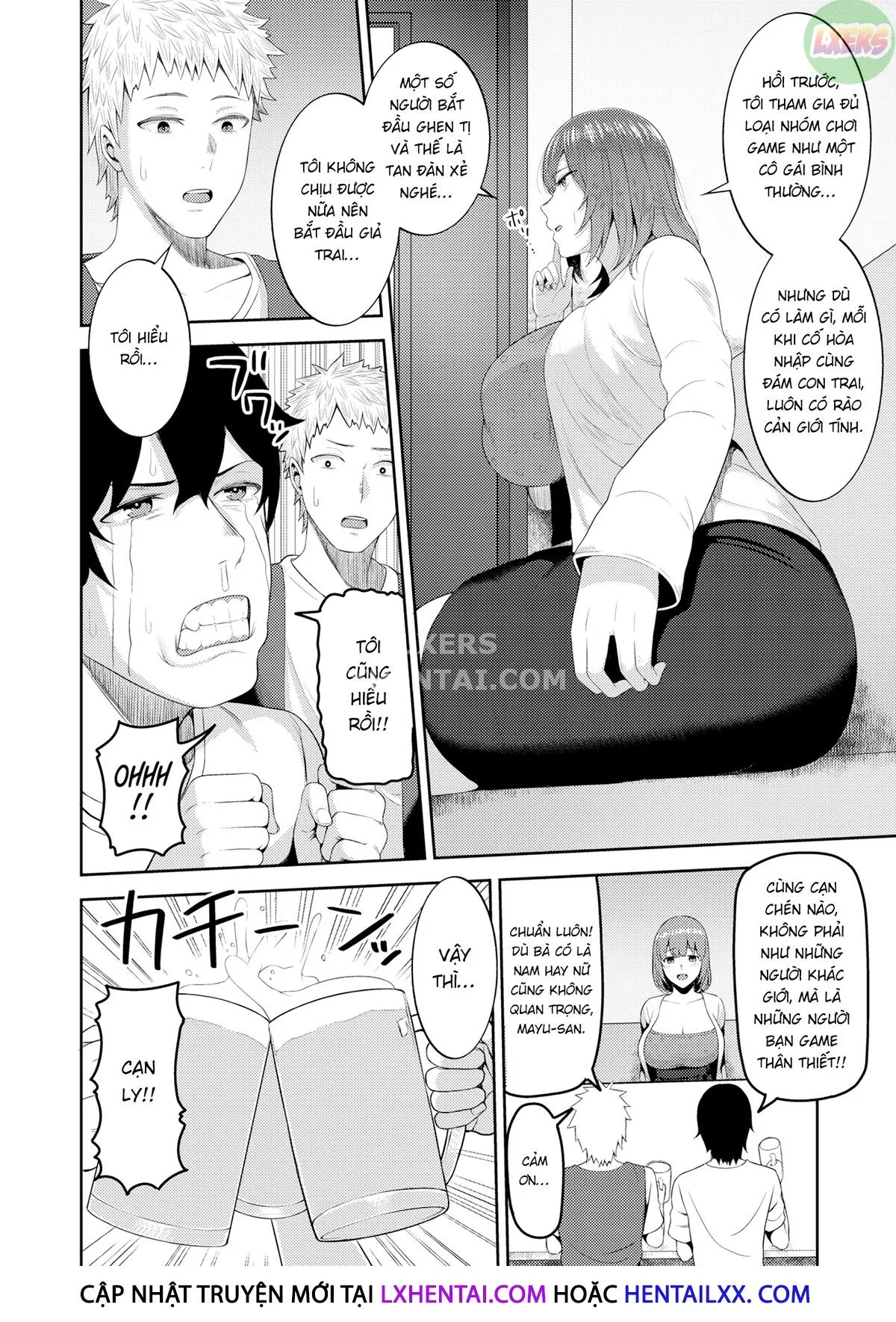HentaiVN.net - Ảnh 7 - Thằng bạn qua game là quái vật 3 đầu - Oneshot