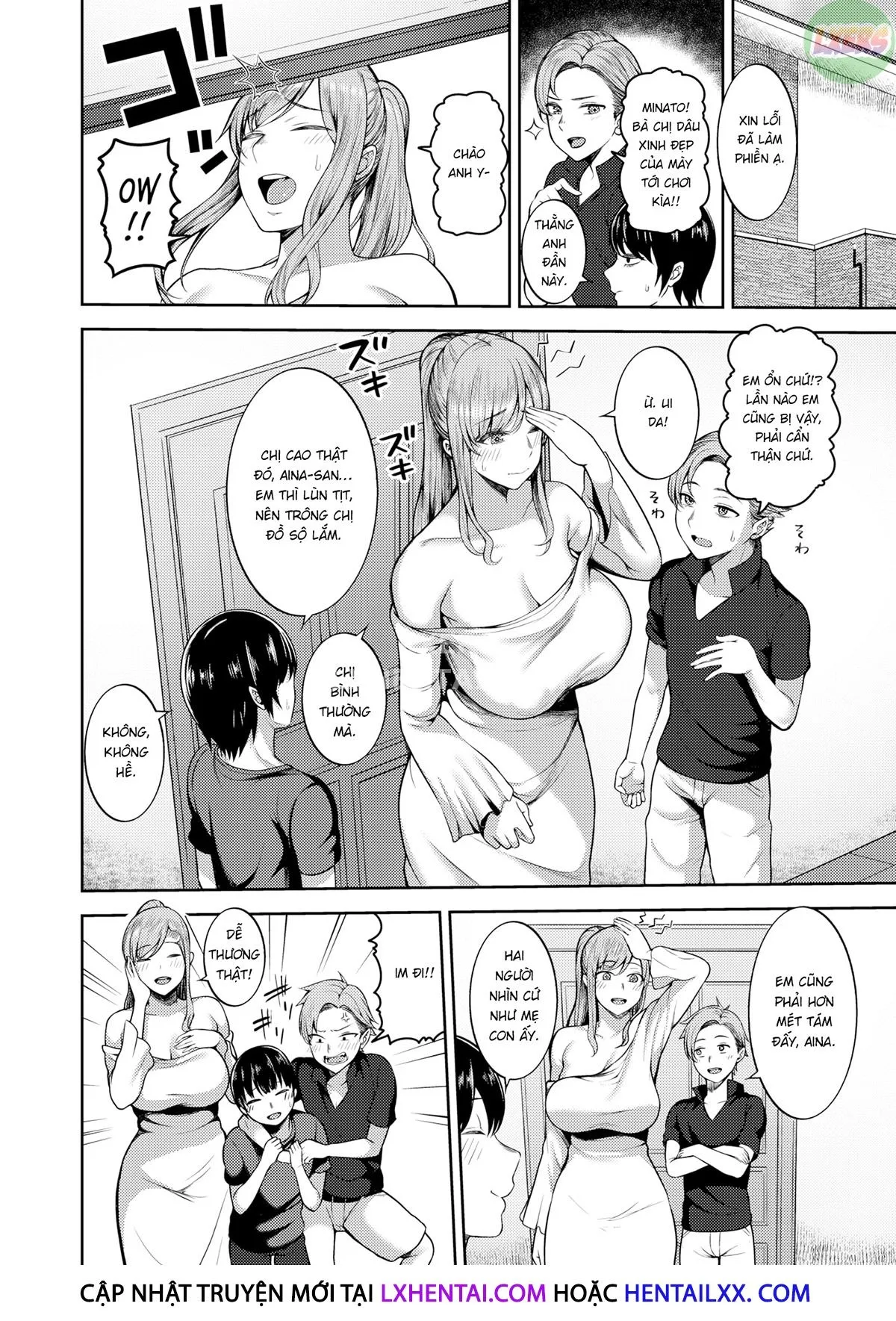 HentaiVN.net - Ảnh 5 - Chị gái mới - Chap 1