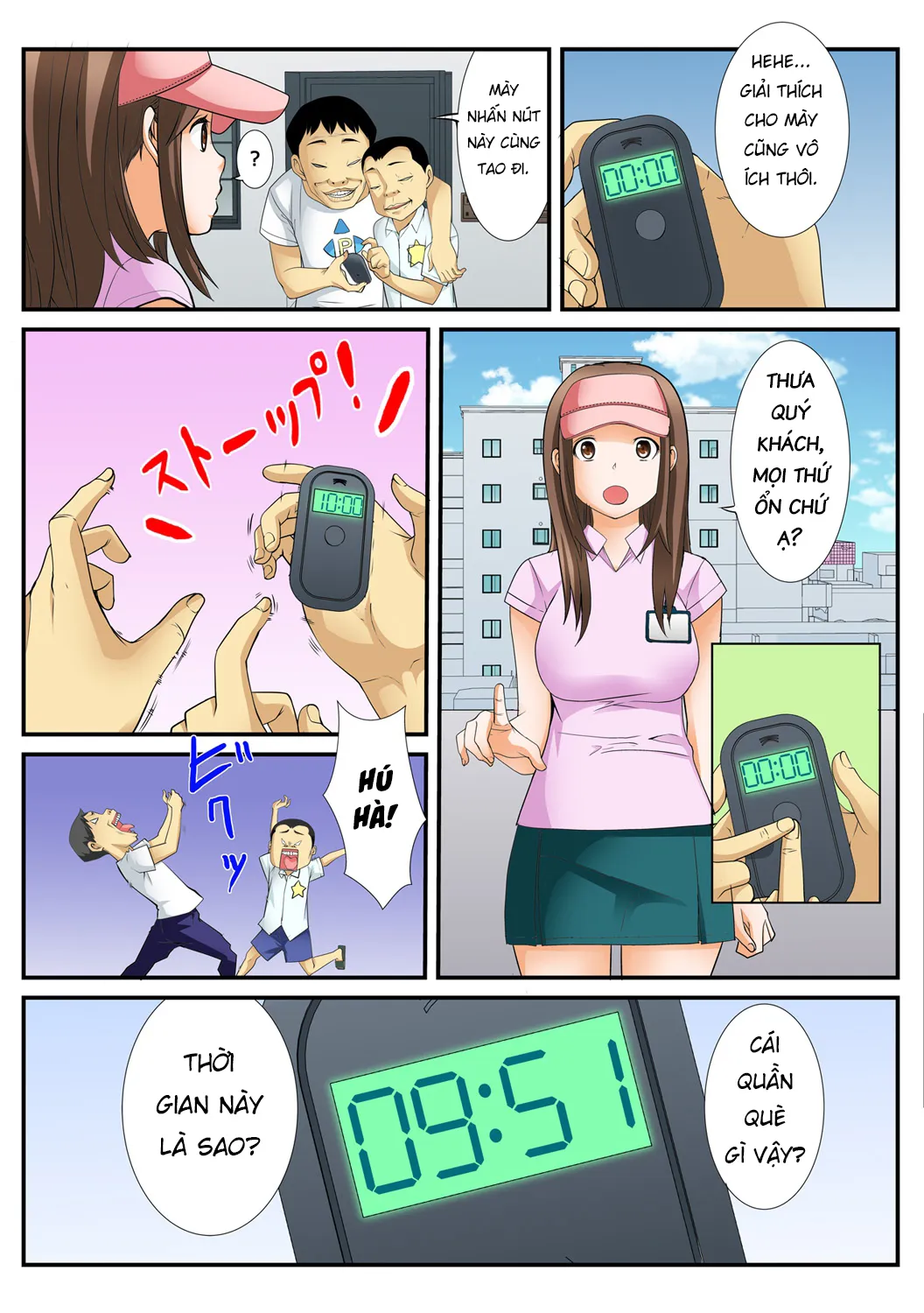 HentaiVN.net - Ảnh 4 - Ngưng đọng thời gian và đi chịch dạo!!! [Jippunkan Hamehame] - Chap 1