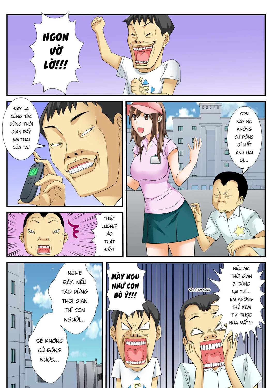 HentaiVN.net - Ảnh 6 - Ngưng đọng thời gian và đi chịch dạo!!! [Jippunkan Hamehame] - Chap 1
