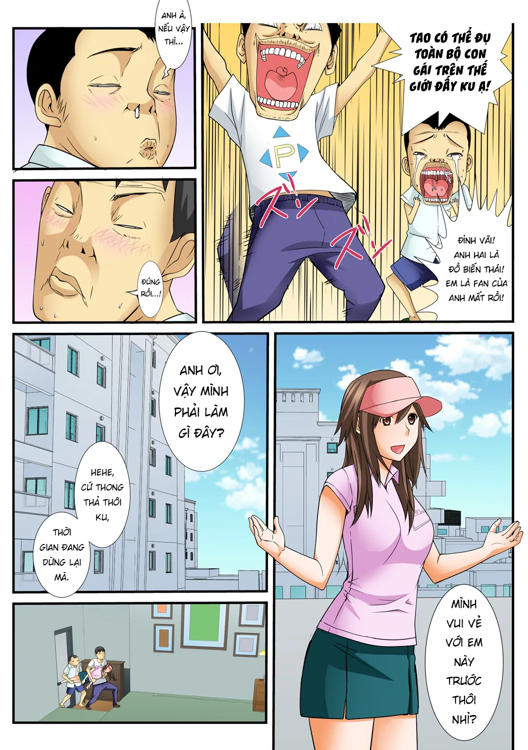 HentaiVN.net - Ảnh 7 - Ngưng đọng thời gian và đi chịch dạo!!! [Jippunkan Hamehame] - Chap 1