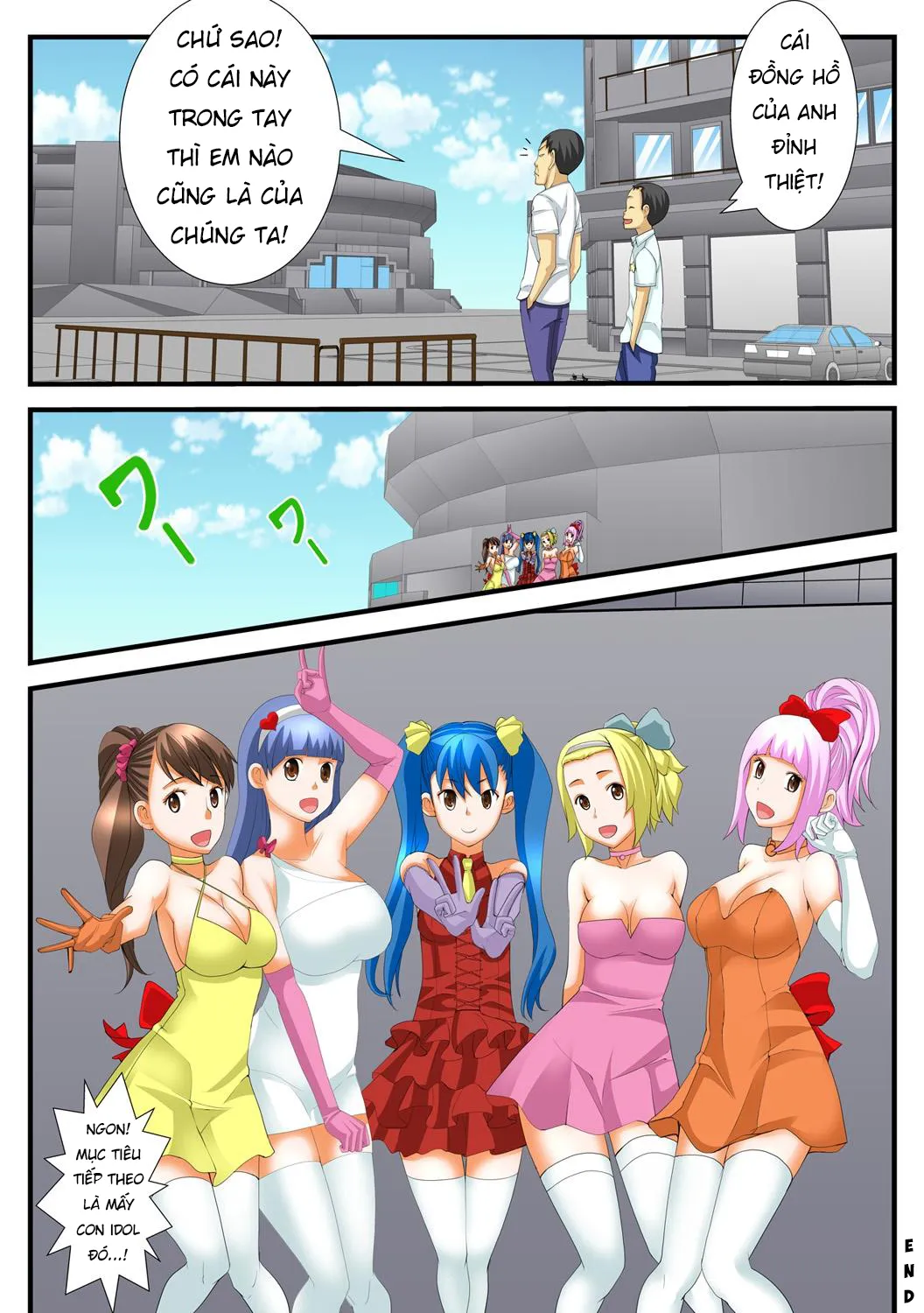 HentaiVN.net - Ảnh 25 - Ngưng đọng thời gian và đi chịch dạo!!! [Jippunkan Hamehame] - Chap 3 - END