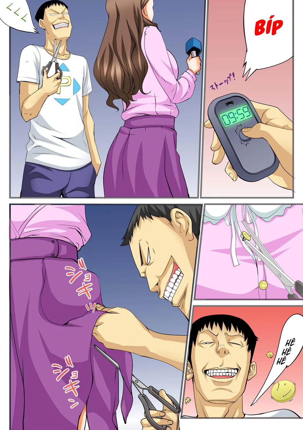 HentaiVN.net - Ảnh 6 - Ngưng đọng thời gian và đi chịch dạo!!! [Jippunkan Hamehame] - Chap 3 - END