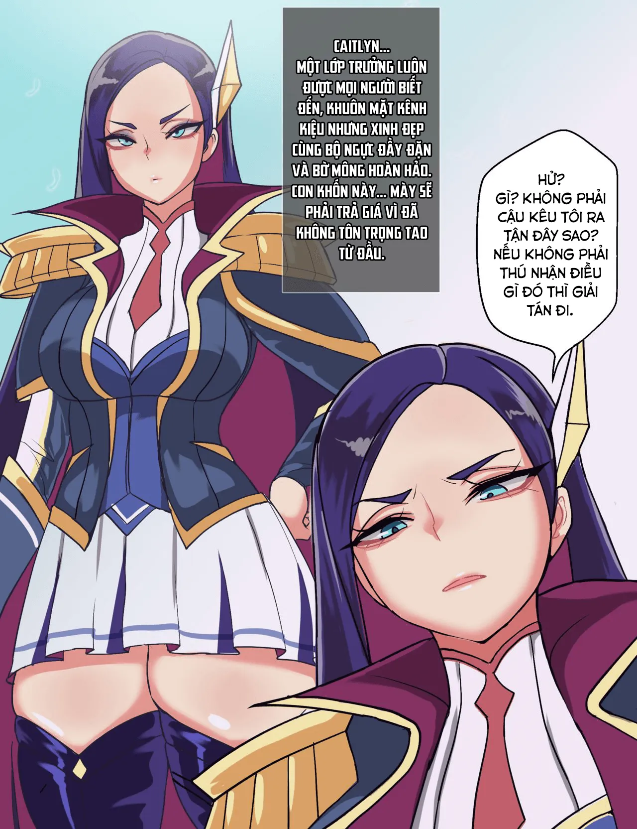 HentaiVN.net - Ảnh 4 - Caitlyn Học Viện Tình Dục [Sex Academia Caitlyn] - Đ* xong xoá