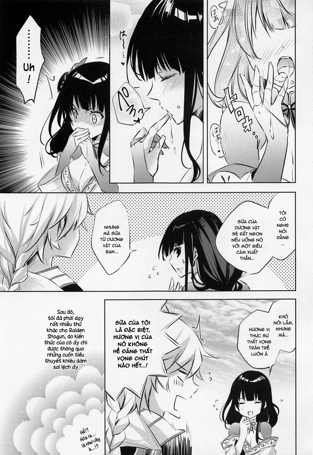 HentaiVN.net - Ảnh 15 - Raiden Shogun mơ mộng [雷電将軍は夢心地] - Oneshot