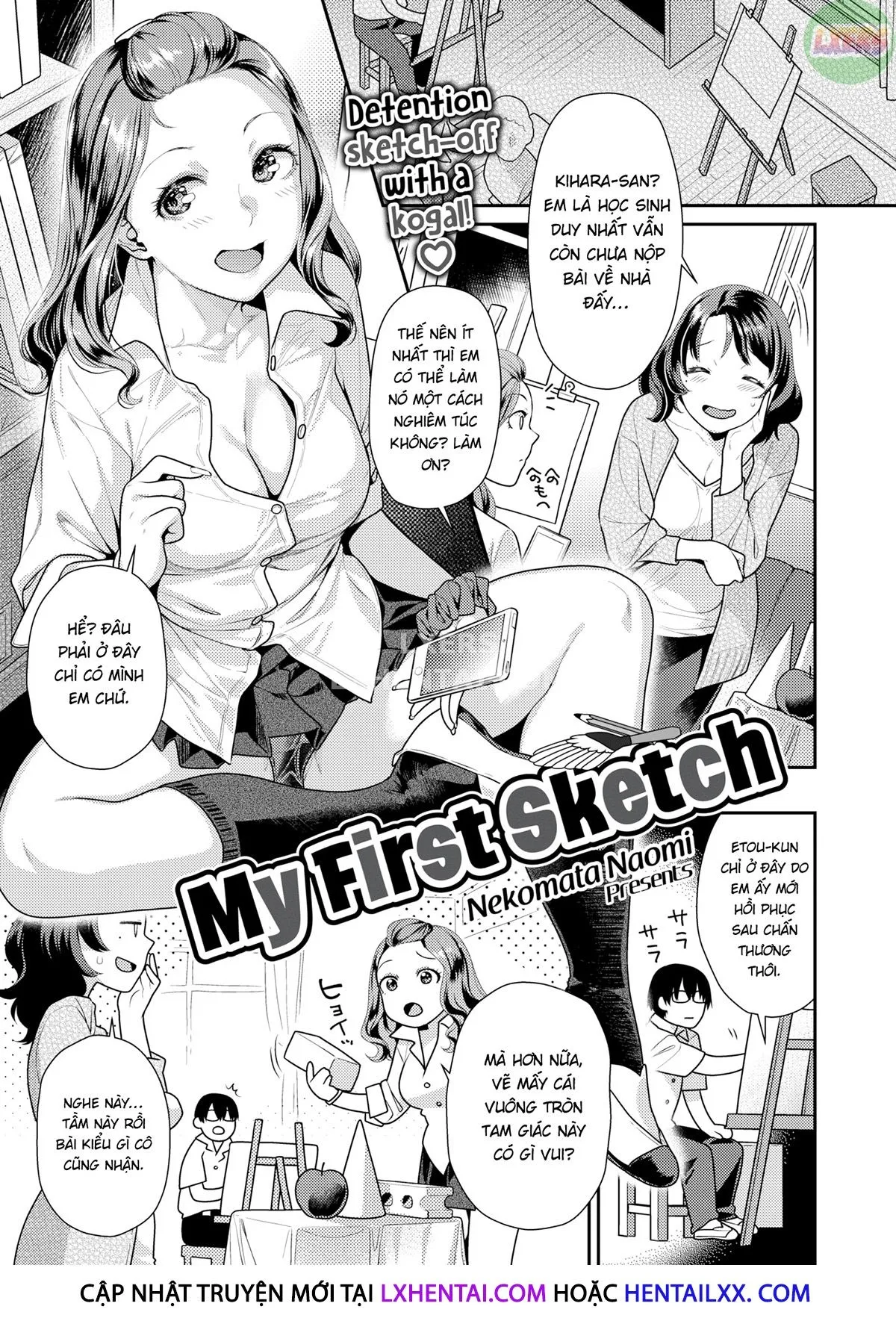 HentaiVN.net - Ảnh 5 - Bản phác thảo đầu tiên - Oneshot