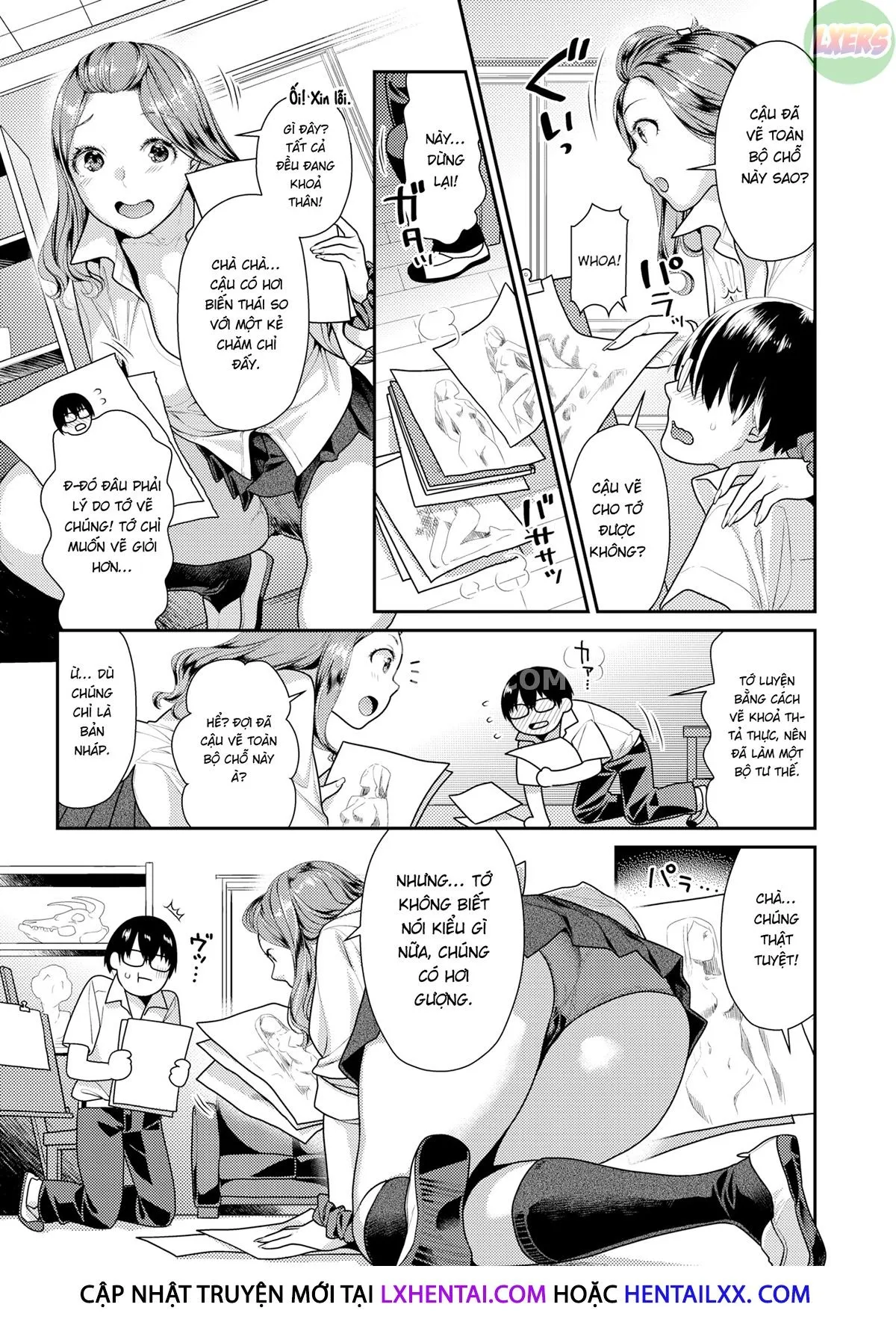 HentaiVN.net - Ảnh 7 - Bản phác thảo đầu tiên - Oneshot