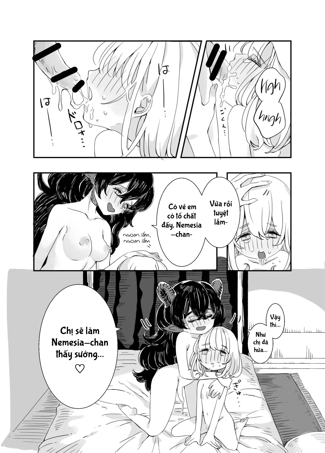 HentaiVN.net - Ảnh 19 - Futanari Onee-san to Onnanoko ga 1&2 [The Futanari Onee-san and the Young Girl's Naughty Story 1&2; ふたなりお姉さんと女の子が 1&2] - Story 1