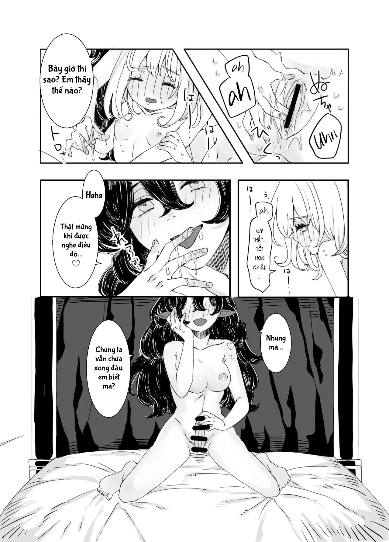 HentaiVN.net - Ảnh 22 - Futanari Onee-san to Onnanoko ga 1&2 [The Futanari Onee-san and the Young Girl's Naughty Story 1&2; ふたなりお姉さんと女の子が 1&2] - Story 1