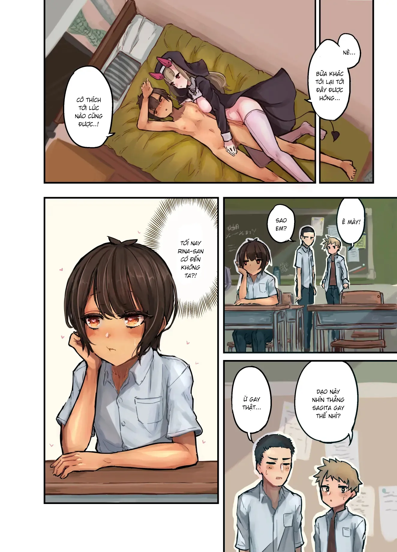 HentaiVN.net - Ảnh 16 - Konban wa Sister Succubus [今晩はシスターサキュバス] - Oneshot