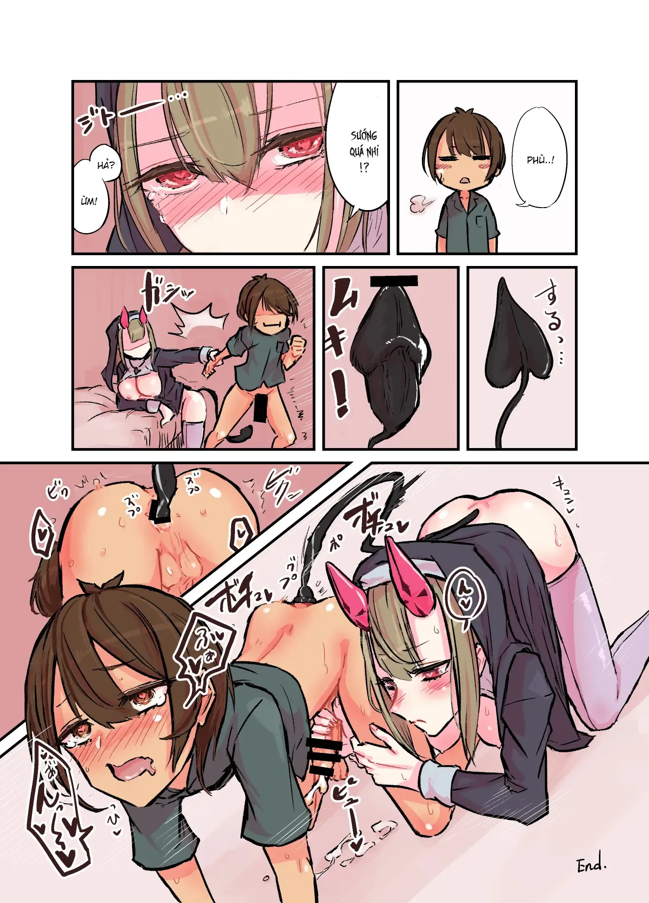 HentaiVN.net - Ảnh 20 - Konban wa Sister Succubus [今晩はシスターサキュバス] - Oneshot
