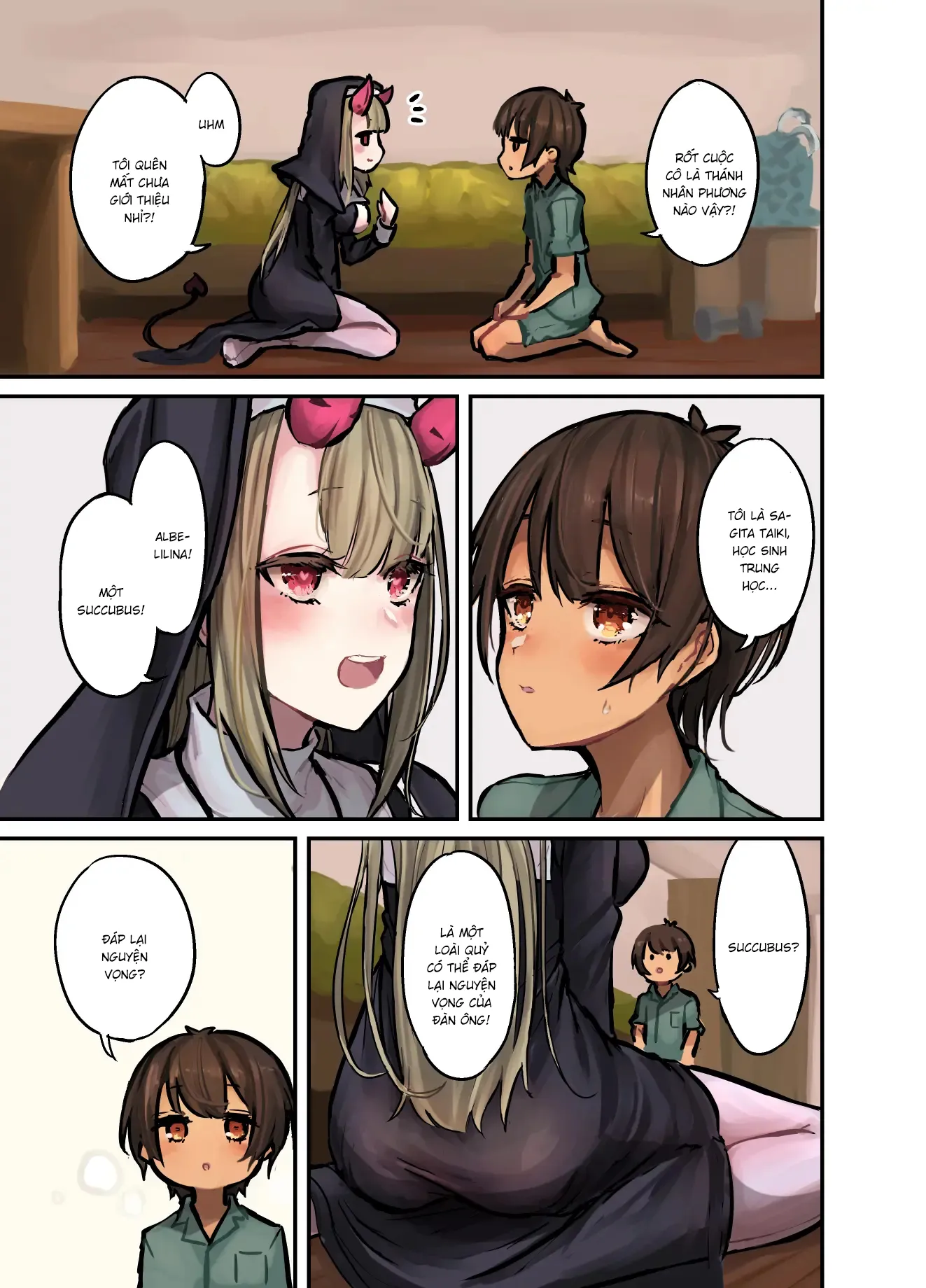 HentaiVN.net - Ảnh 5 - Konban wa Sister Succubus [今晩はシスターサキュバス] - Oneshot