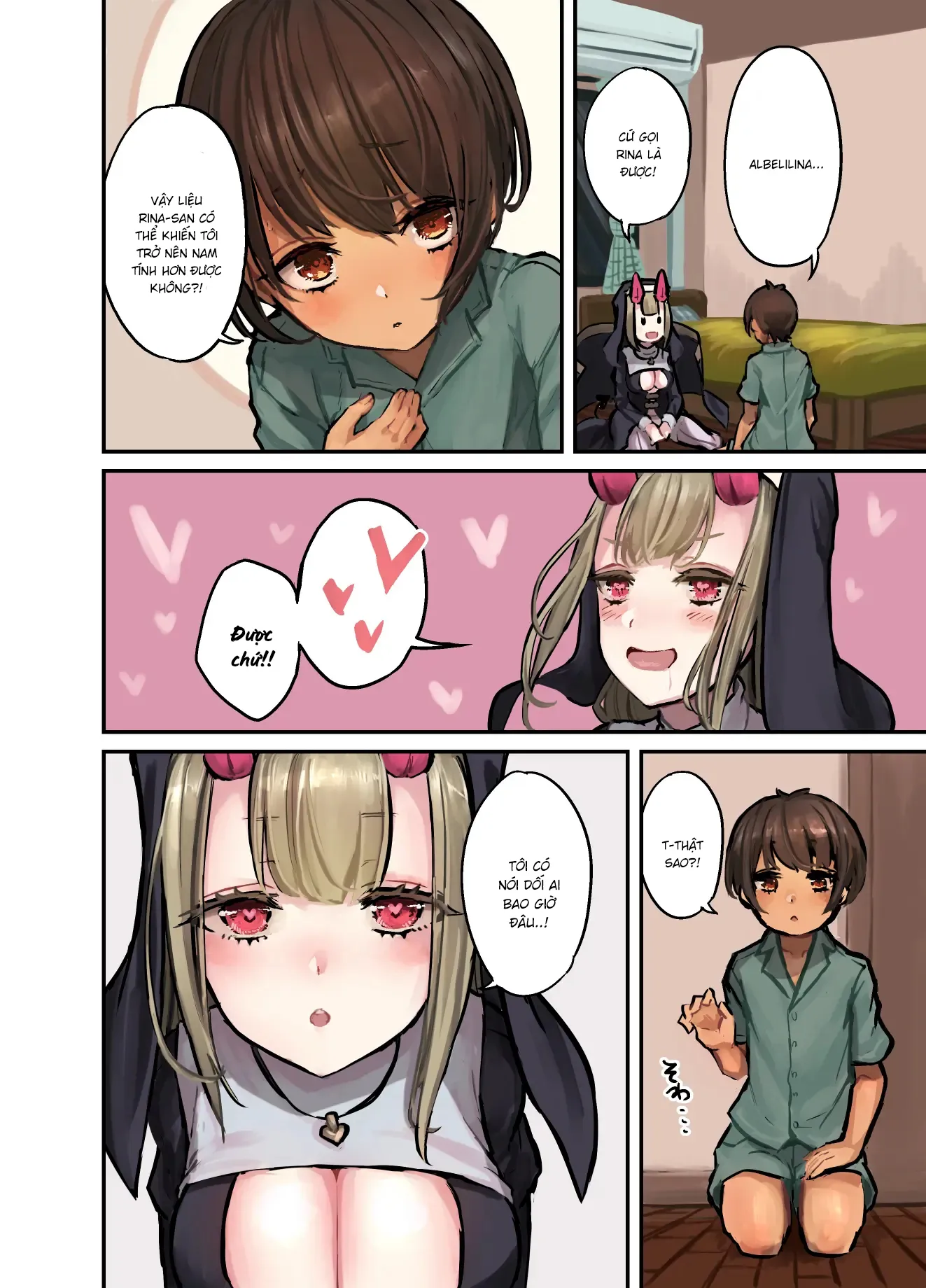 HentaiVN.net - Ảnh 6 - Konban wa Sister Succubus [今晩はシスターサキュバス] - Oneshot