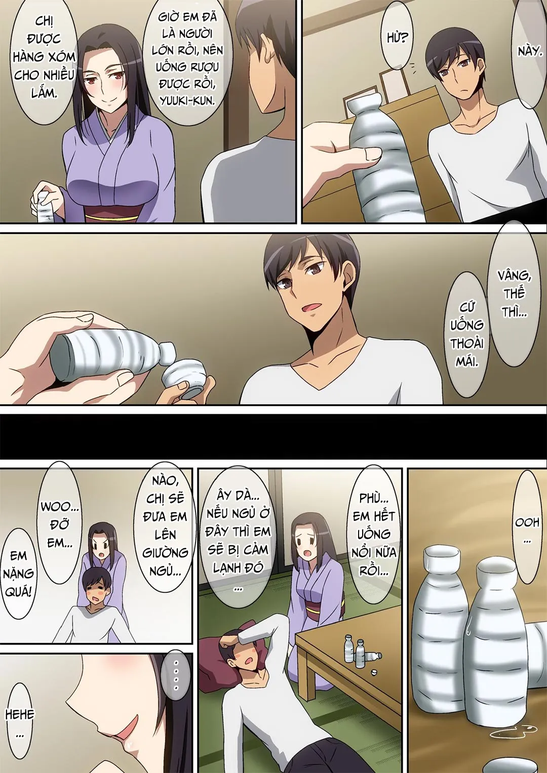 HentaiVN.net - Ảnh 5 - Lý do chồng chị ấy qua đời... [Kiseisaki De...] - Oneshot
