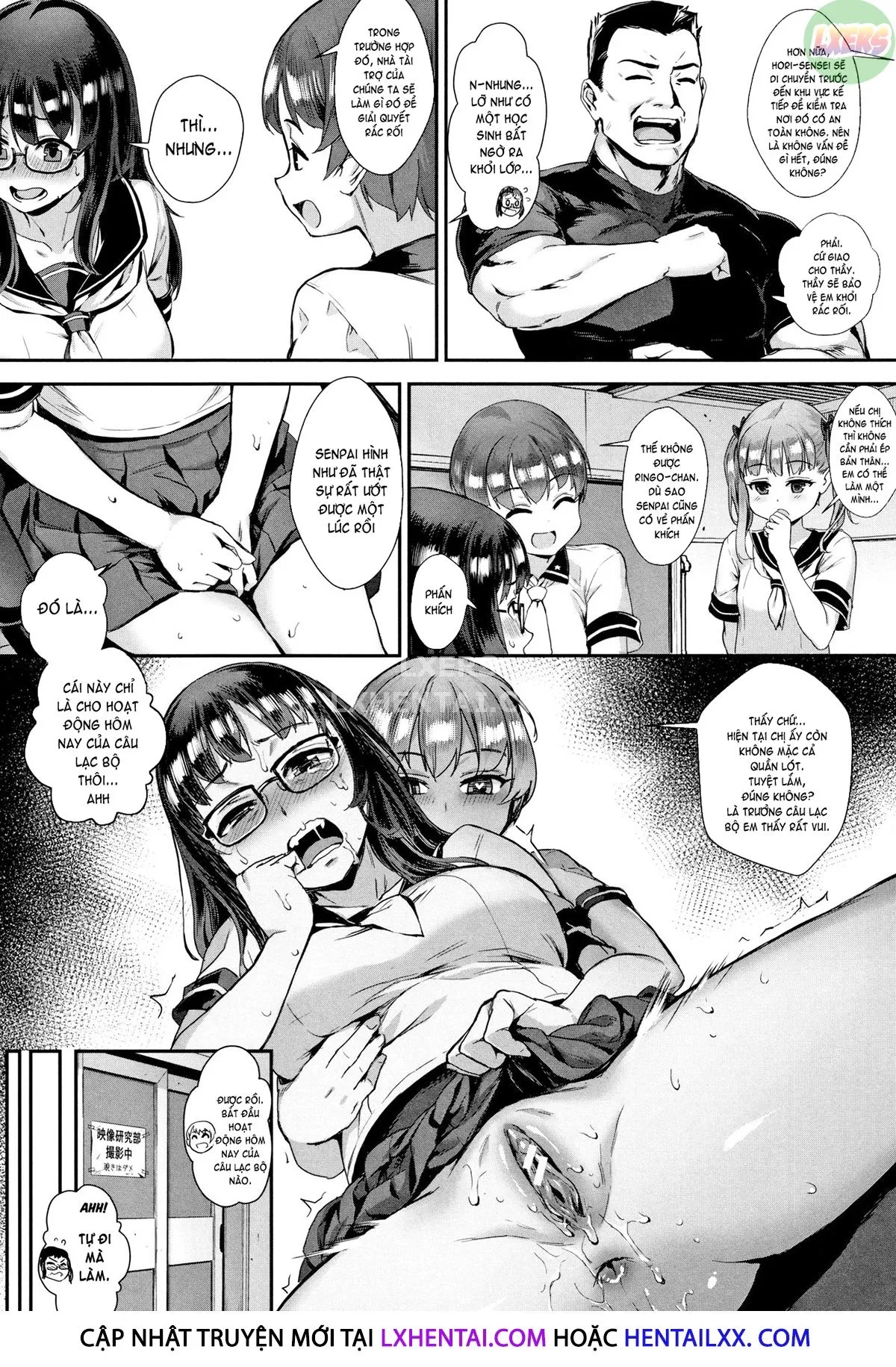 HentaiVN.net - Ảnh 5 - Gakuen Rankou - Chap 3