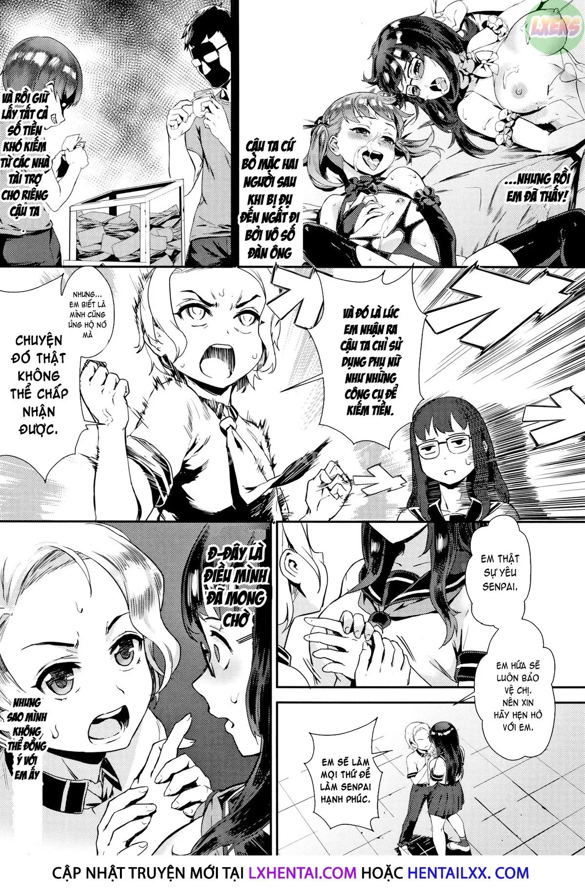 HentaiVN.net - Ảnh 8 - Gakuen Rankou - Chap 4