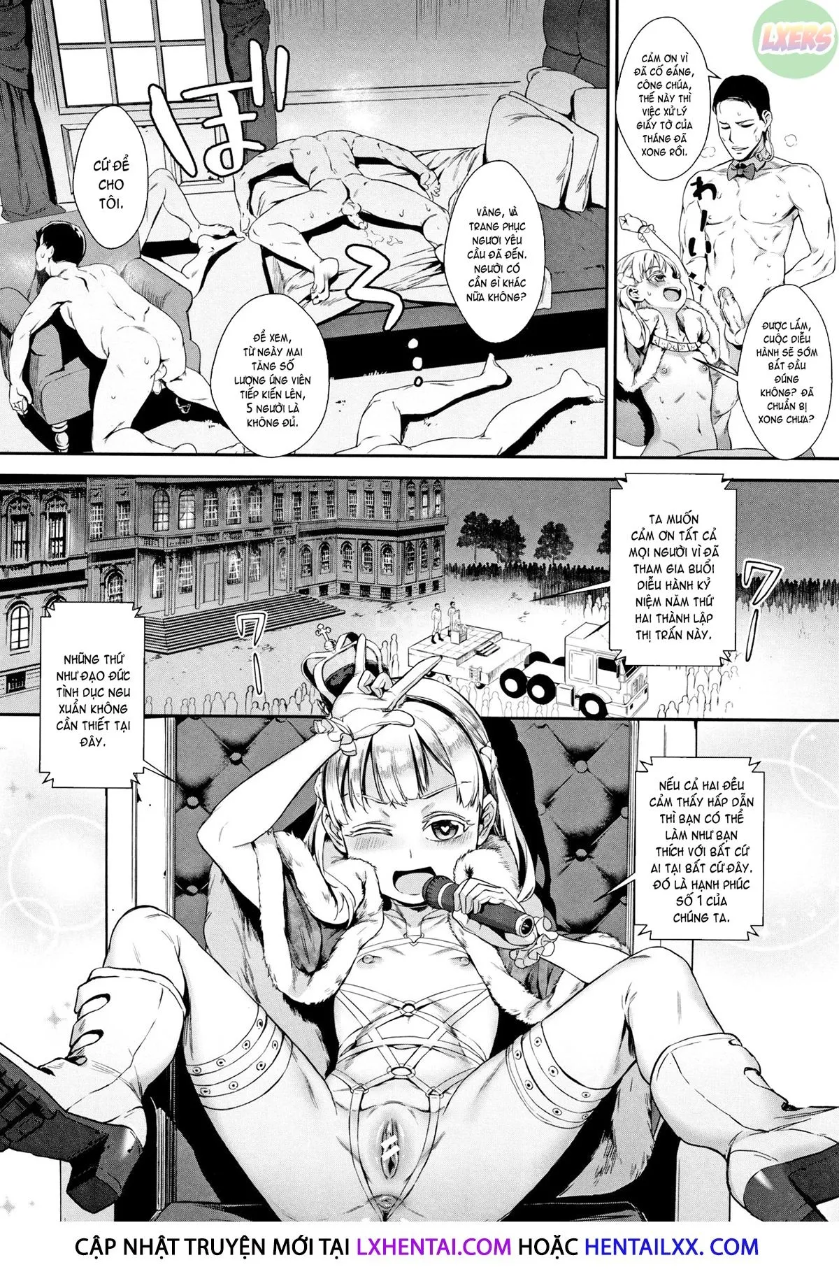 HentaiVN.net - Ảnh 9 - Gakuen Rankou - Chap 6