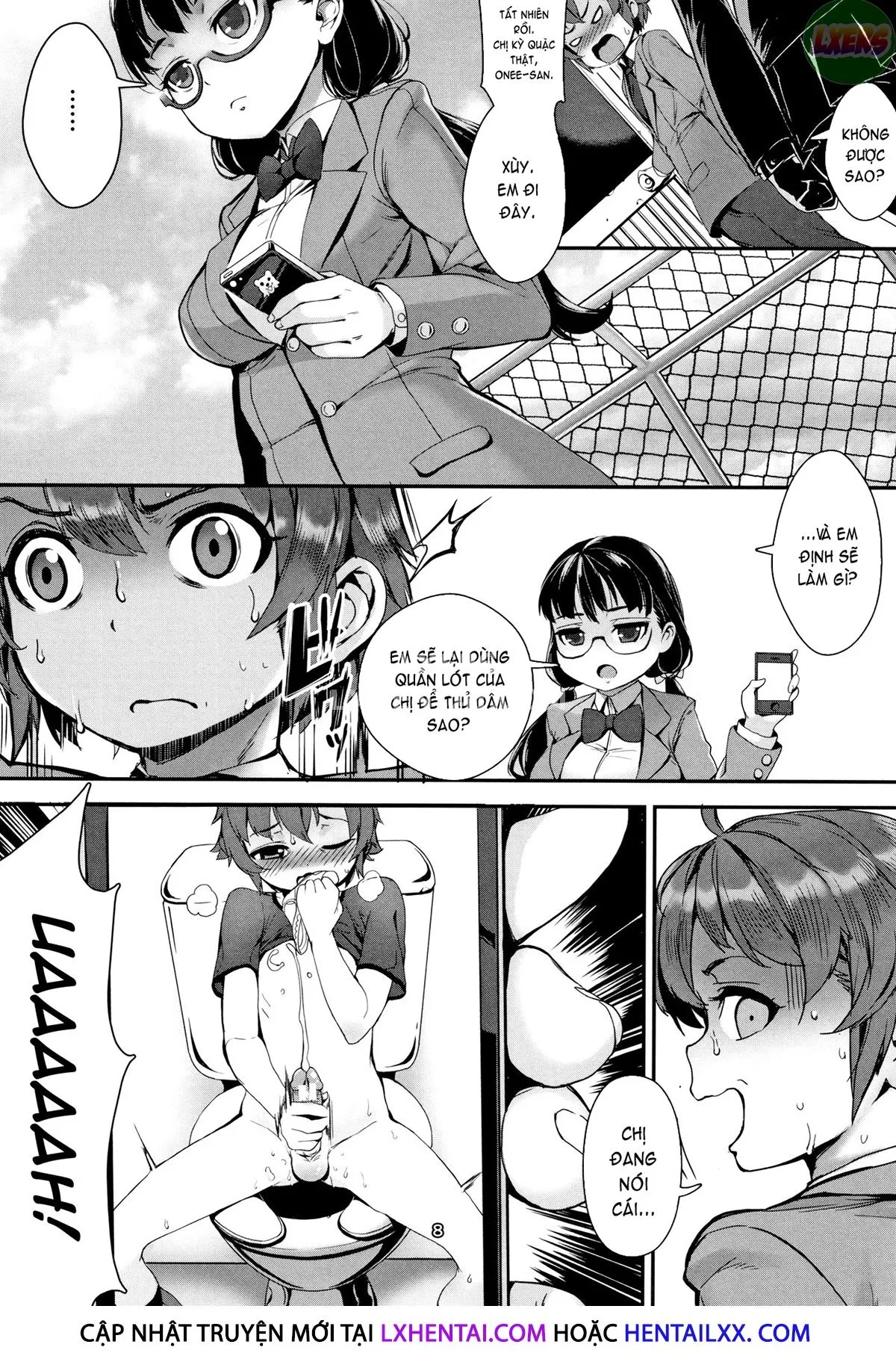 HentaiVN.net - Ảnh 10 - Gakuen Rankou - Chap 7 - END