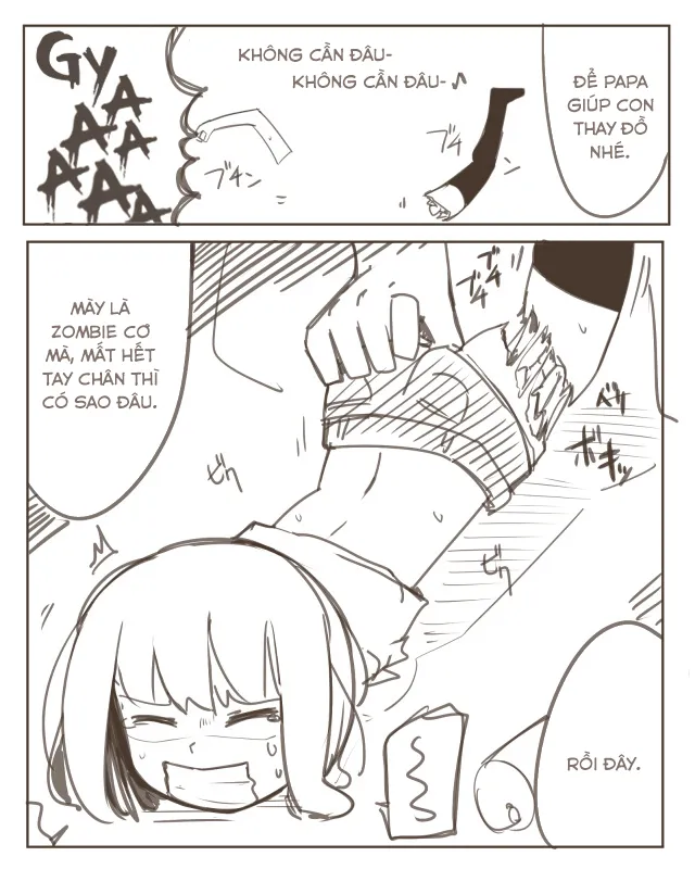 HentaiVN.net - Ảnh 5 - Painful Zombie Girl - Oneshot