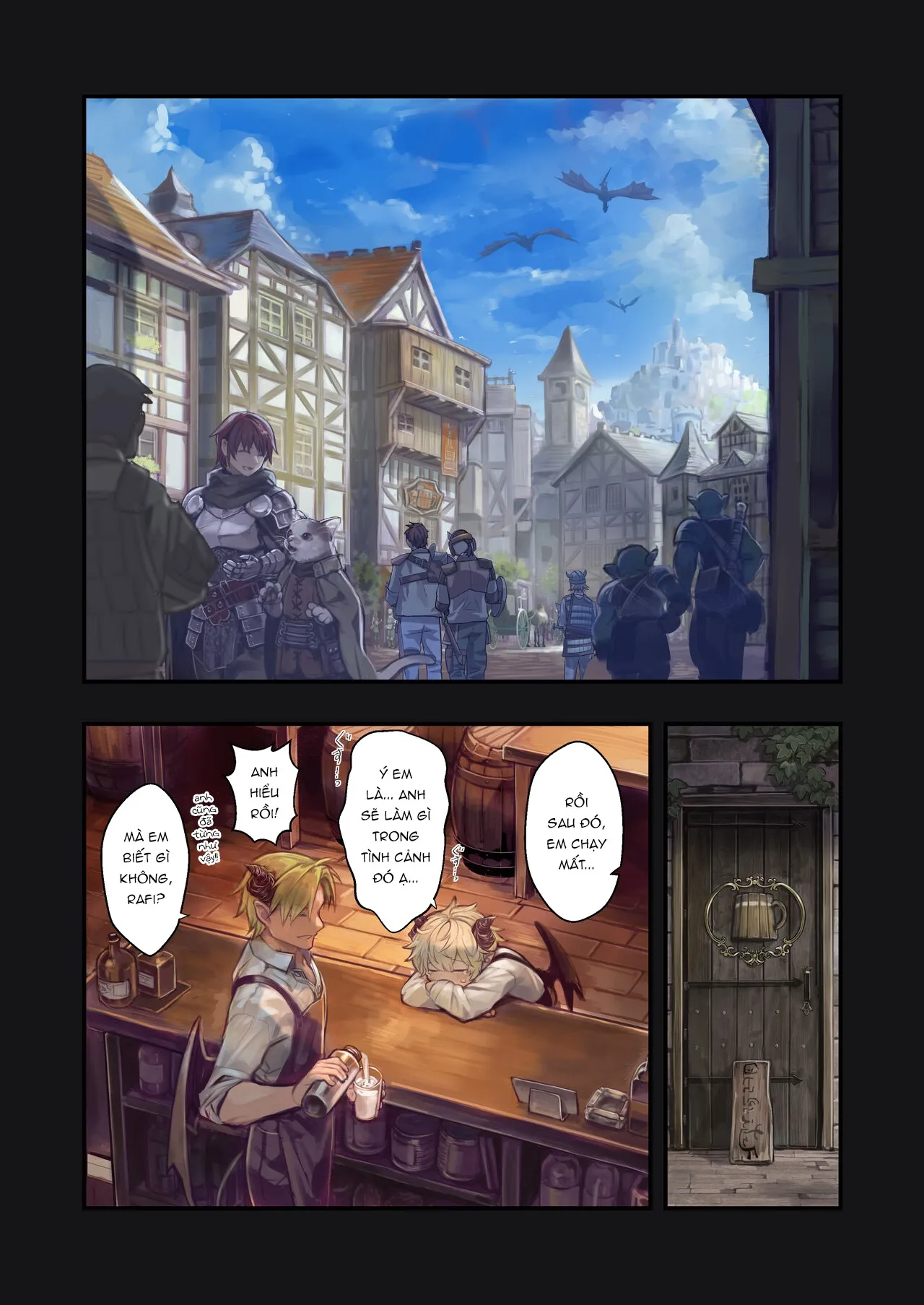 HentaiVN.net - Ảnh 4 - MILK - Câu chuyện về cậu bé Incubus được chiều chuộng bởi hai onee-san... [MILK - A story About An Incubus Being Fondled By Two Onee-sans; MILK －ショタ淫魔がお姉さんたちに挟まれる話] - Chap 1
