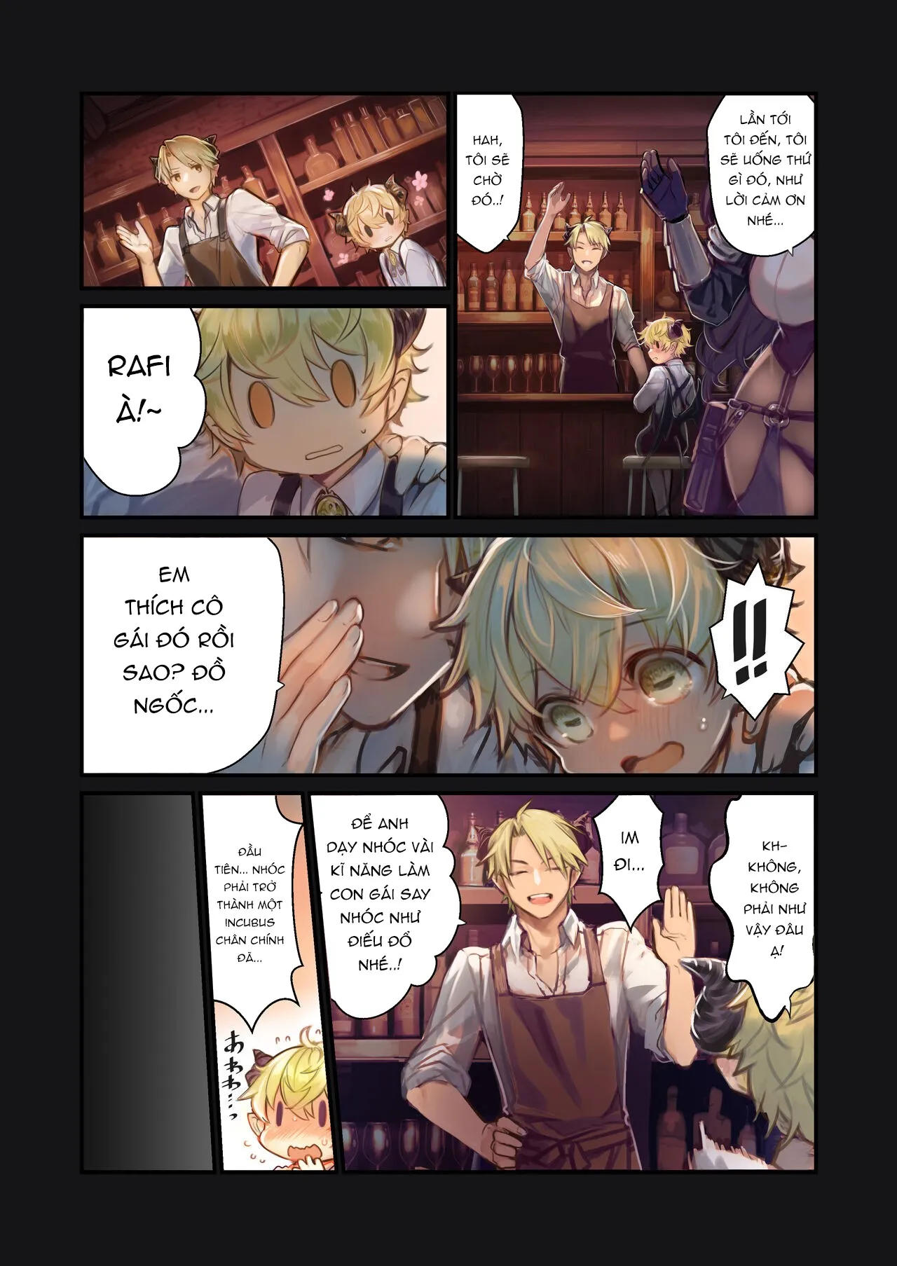 HentaiVN.net - Ảnh 9 - MILK - Câu chuyện về cậu bé Incubus được chiều chuộng bởi hai onee-san... [MILK - A story About An Incubus Being Fondled By Two Onee-sans; MILK －ショタ淫魔がお姉さんたちに挟まれる話] - Chap 1