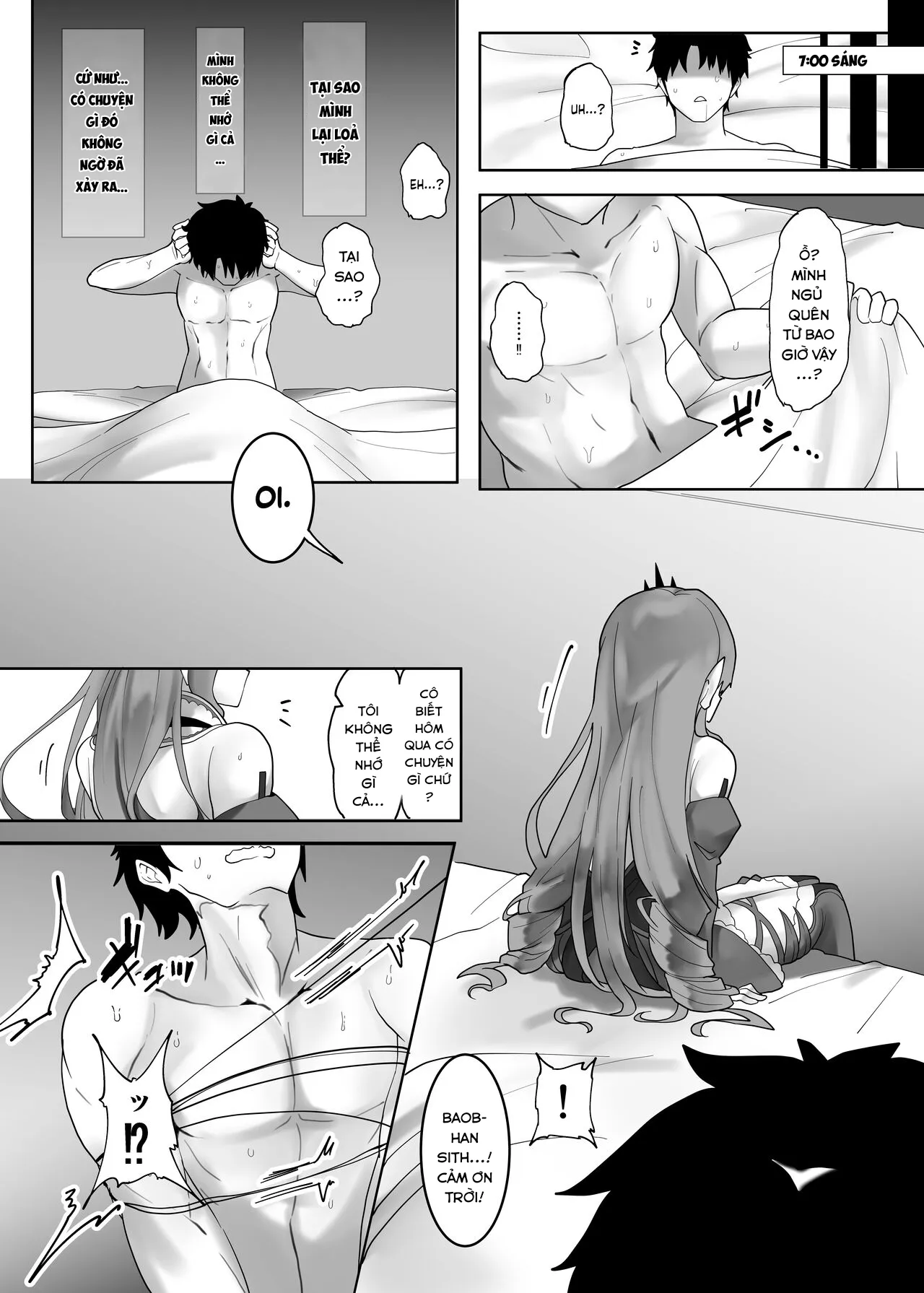 HentaiVN.net - Ảnh 30 - Cho Baobhan Sith một bài học. [Making Fairy Knight Tristan Understand; Yousei Kishi Tristan o Wakara Seru Hon] - Oneshot