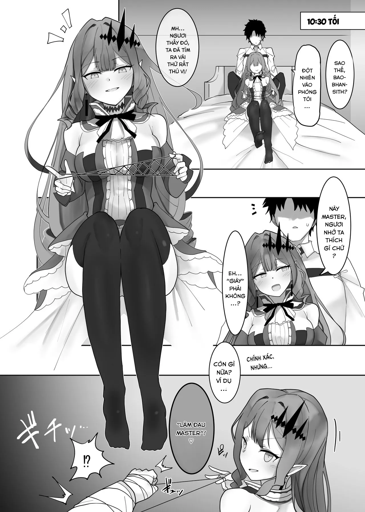 HentaiVN.net - Ảnh 4 - Cho Baobhan Sith một bài học. [Making Fairy Knight Tristan Understand; Yousei Kishi Tristan o Wakara Seru Hon] - Oneshot