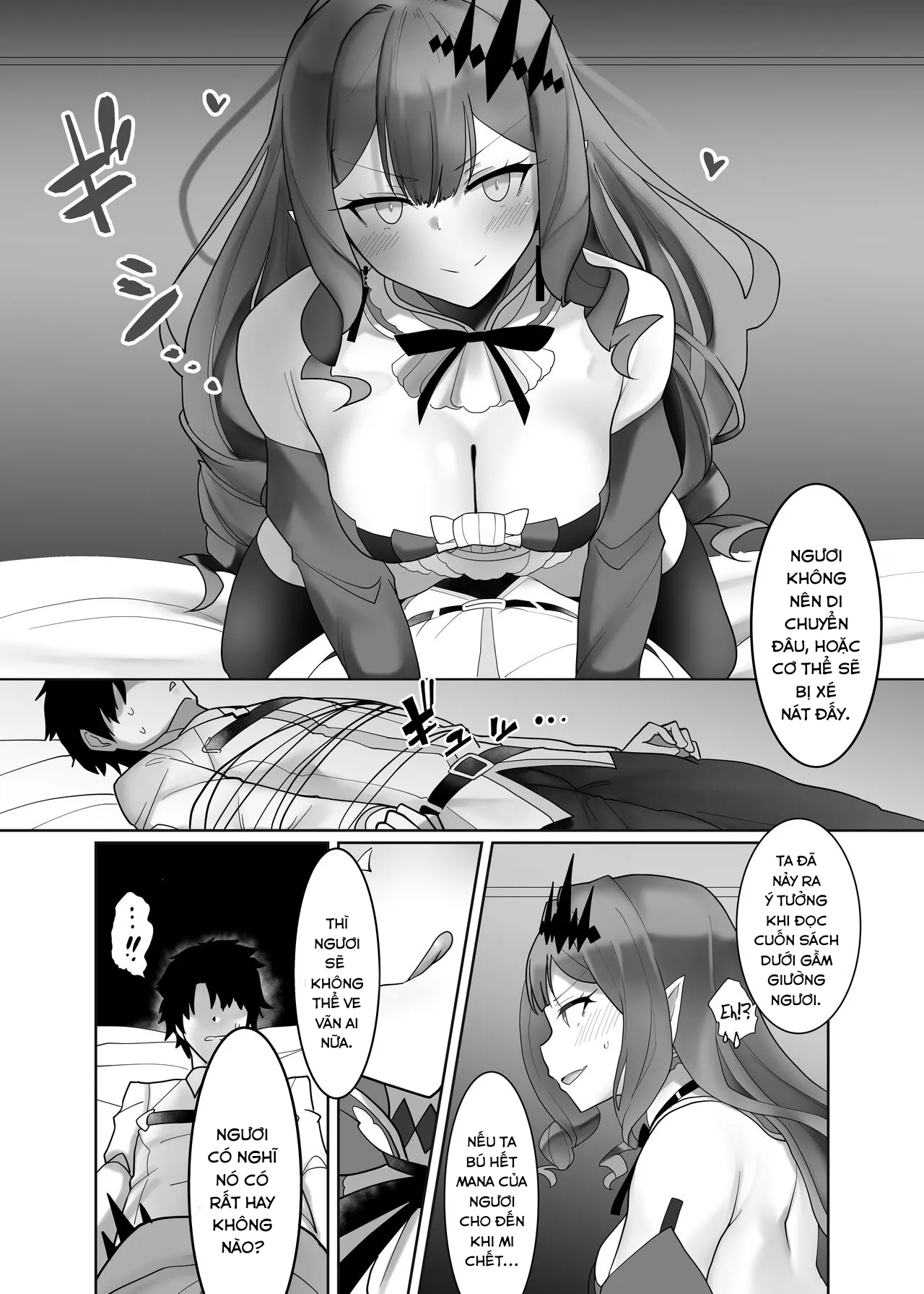 HentaiVN.net - Ảnh 5 - Cho Baobhan Sith một bài học. [Making Fairy Knight Tristan Understand; Yousei Kishi Tristan o Wakara Seru Hon] - Oneshot
