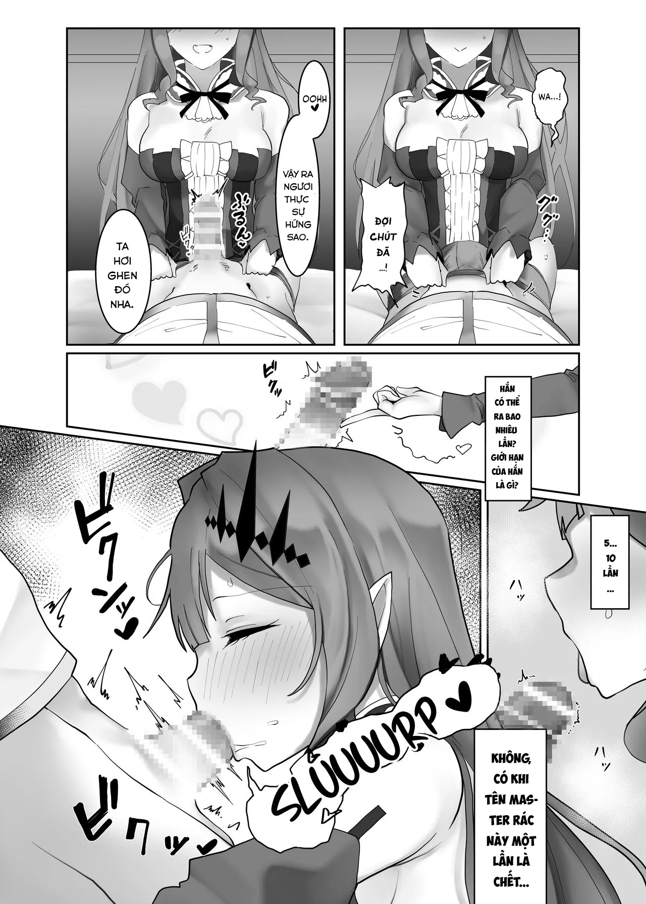 HentaiVN.net - Ảnh 6 - Cho Baobhan Sith một bài học. [Making Fairy Knight Tristan Understand; Yousei Kishi Tristan o Wakara Seru Hon] - Oneshot