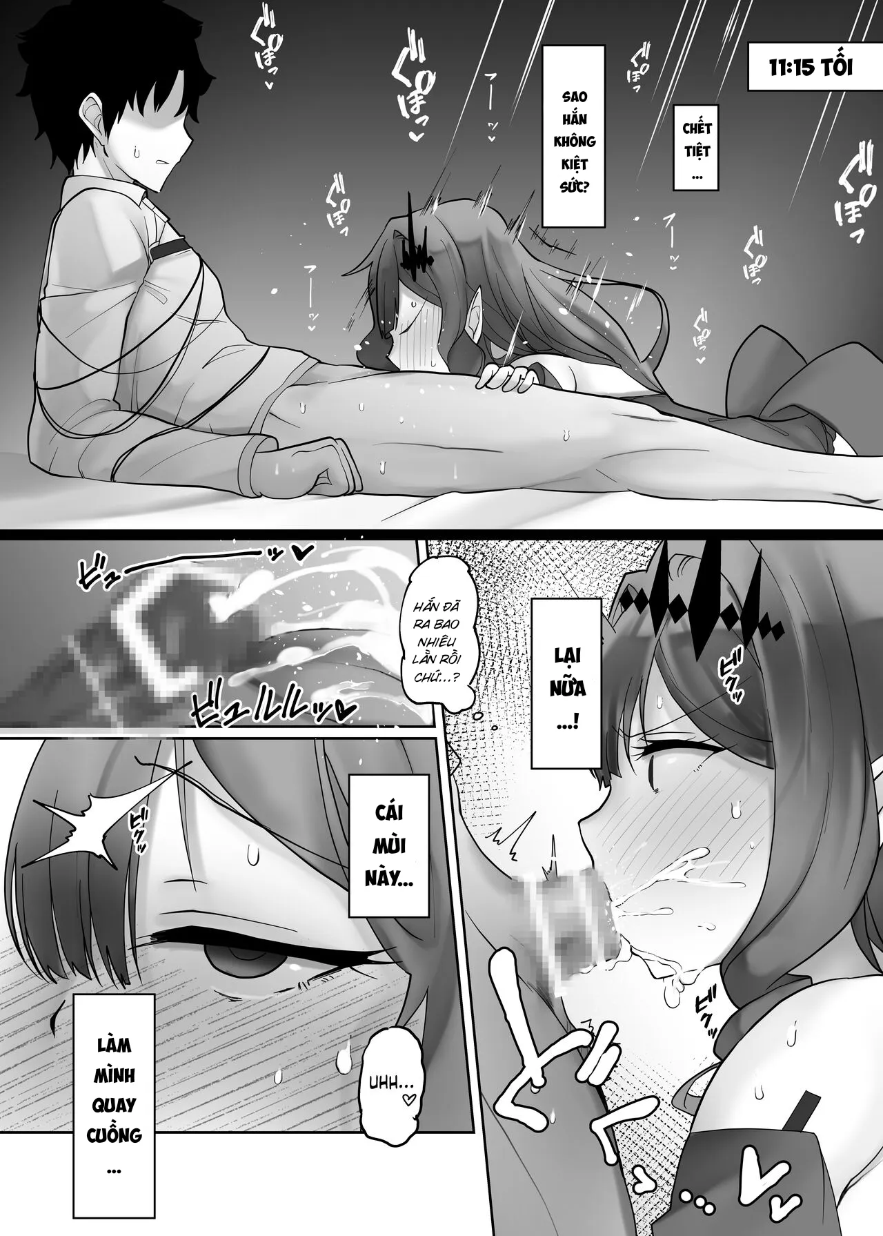 HentaiVN.net - Ảnh 9 - Cho Baobhan Sith một bài học. [Making Fairy Knight Tristan Understand; Yousei Kishi Tristan o Wakara Seru Hon] - Oneshot