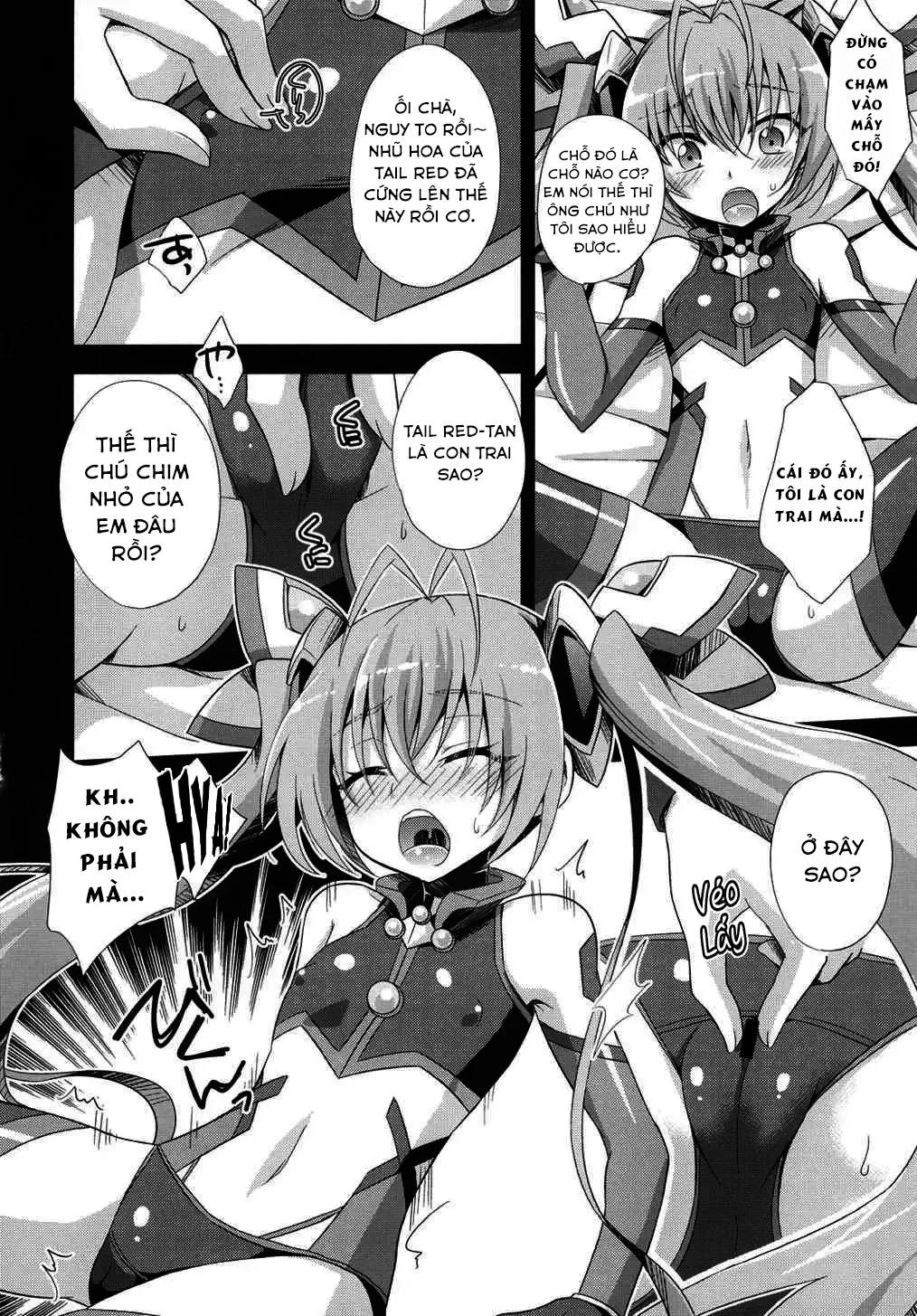 HentaiVN.net - Ảnh 6 - Hai bím đỏ tươi! [Ore, xxx ni Narimasu; 俺、xxxになります] - Oneshot