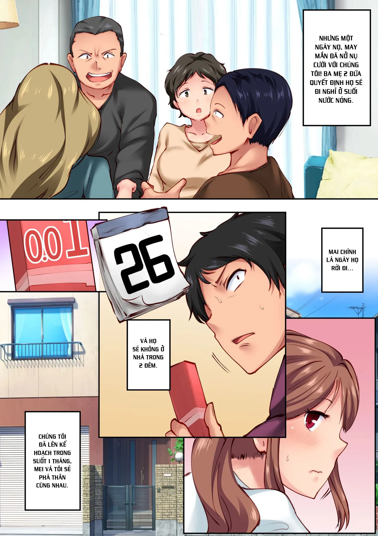 HentaiVN.net - Ảnh 6 - Home Alone Romp with my Childhood Friend [Osananajimi ga Konnani Kimochi ii Nante; 幼馴染がこんなに気持ちいいなんて] - Oneshot