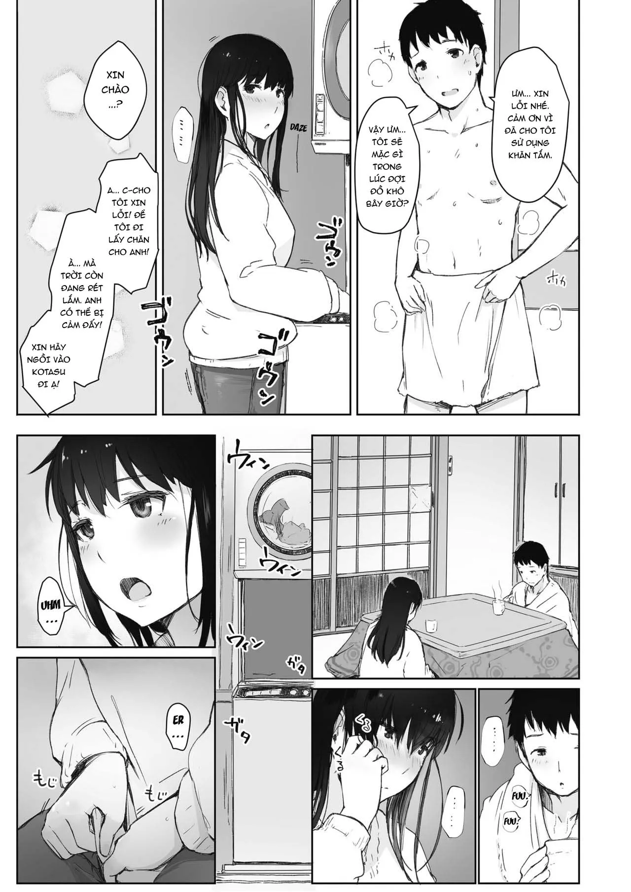 HentaiVN.net - Ảnh 9 - Cơn giá buốt mùa đông báo hiệu xuân về [The Coolness of the River Marks the Arrival of Spring] - Chap 1