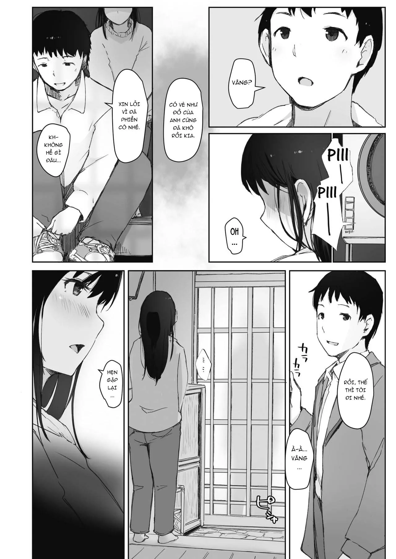 HentaiVN.net - Ảnh 10 - Cơn giá buốt mùa đông báo hiệu xuân về [The Coolness of the River Marks the Arrival of Spring] - Chap 1