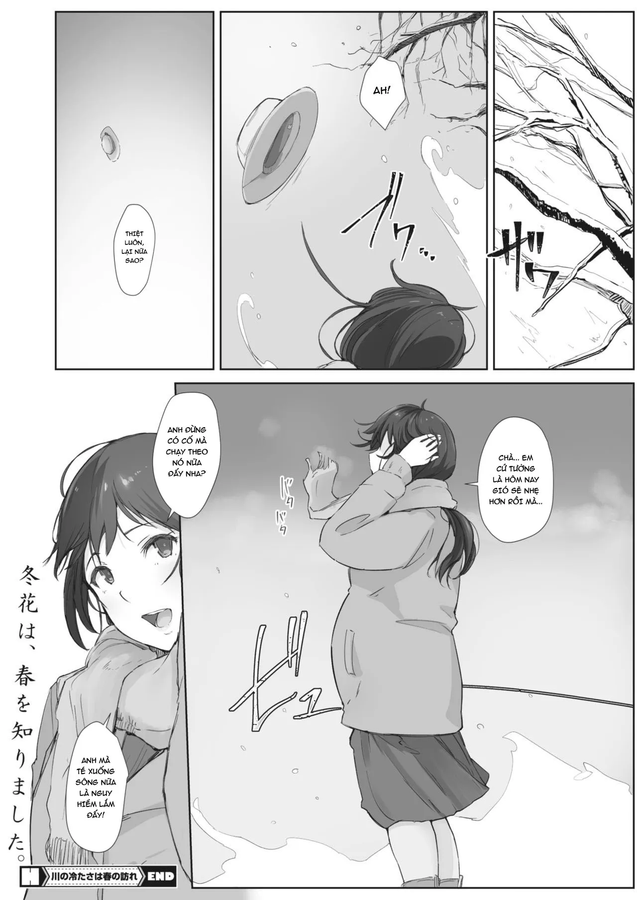 HentaiVN.net - Ảnh 40 - Cơn giá buốt mùa đông báo hiệu xuân về [The Coolness of the River Marks the Arrival of Spring] - Chap 4