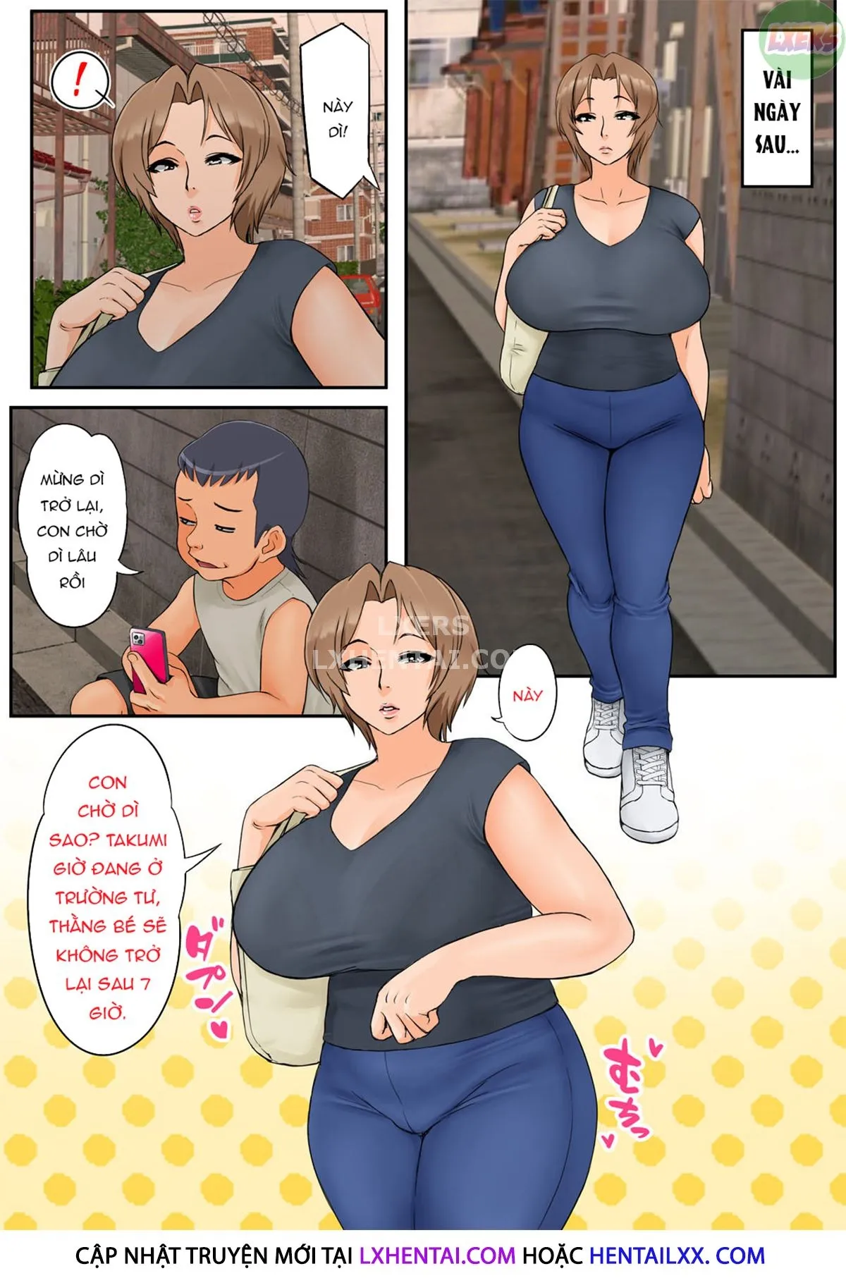 HentaiVN.net - Ảnh 10 - Tomodachi No Hahaoya Ga Keitai No Motoyan Datta Node Yowami O Nigitte Yaritai Houdai Shite Mita - Oneshot