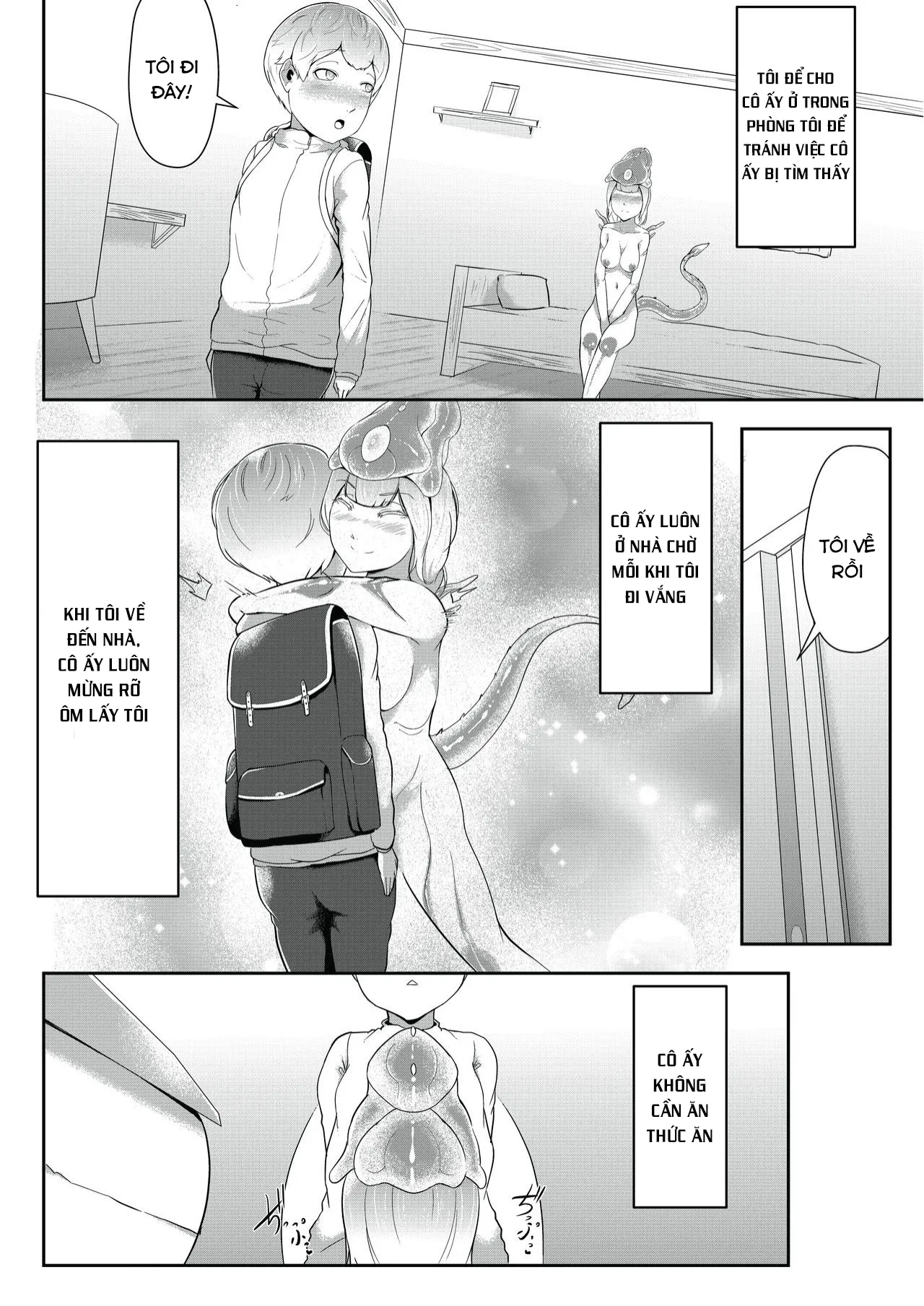 HentaiVN.net - Ảnh 14 - Dondon Seichou Suru Hatsujou no Igyou Musume to Boku - Oneshot