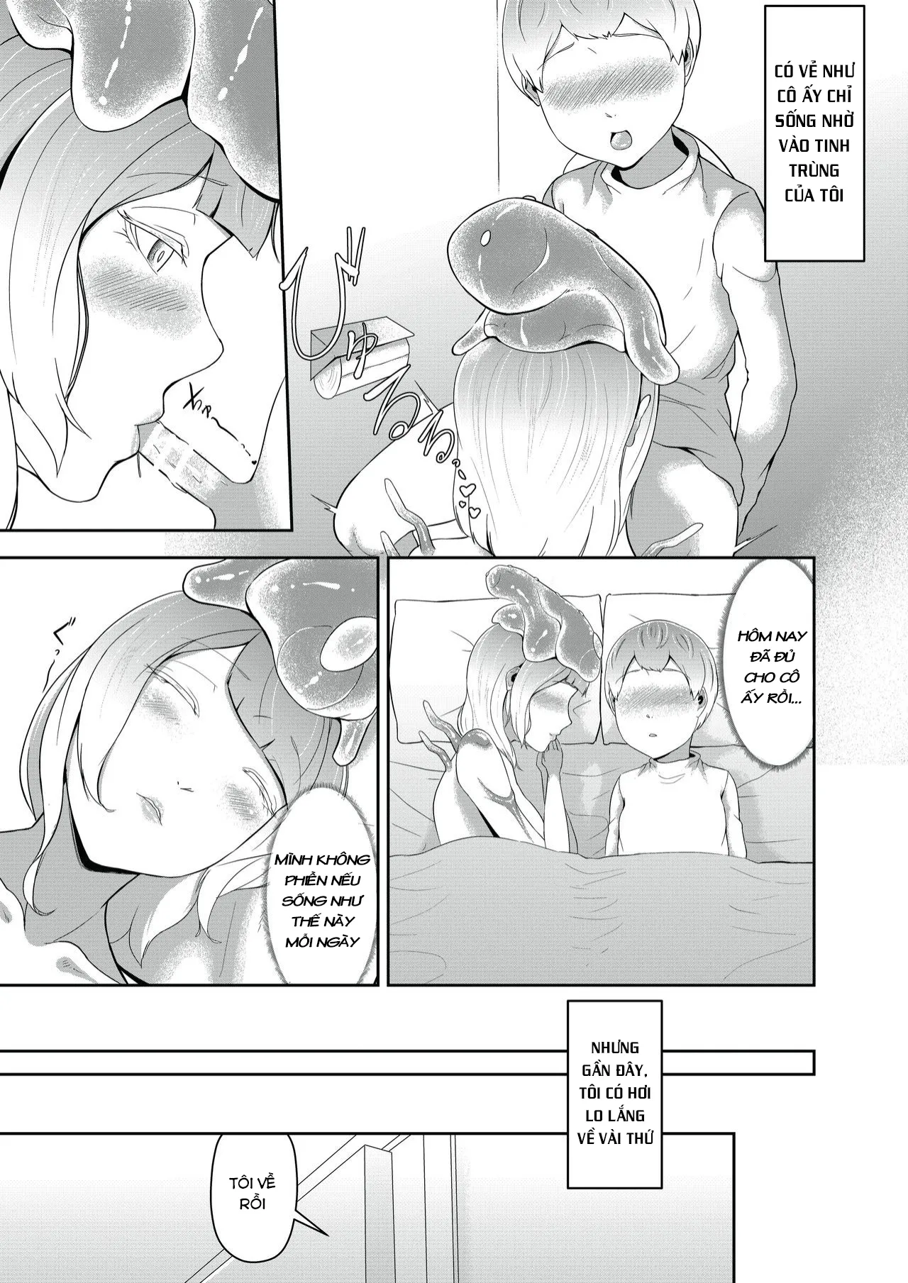 HentaiVN.net - Ảnh 15 - Dondon Seichou Suru Hatsujou no Igyou Musume to Boku - Oneshot