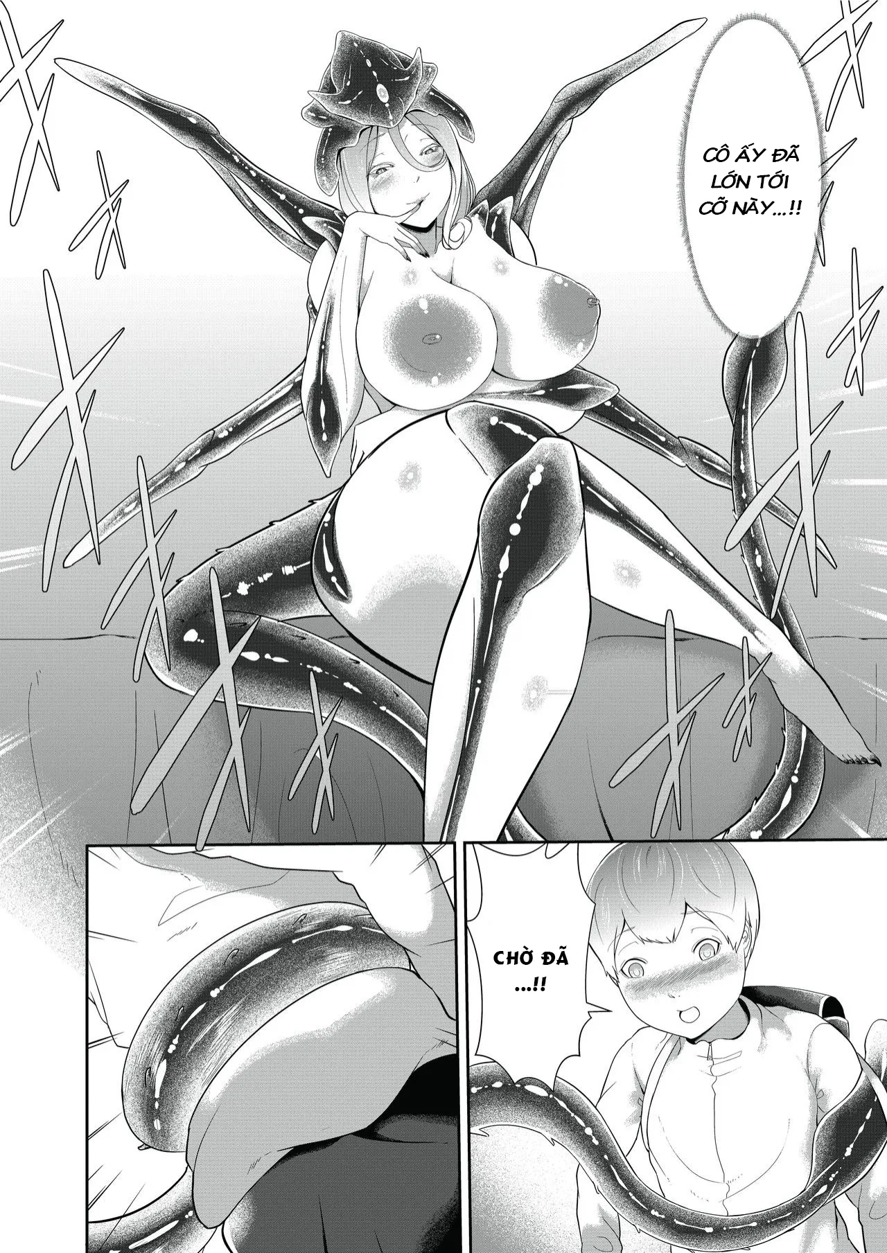 HentaiVN.net - Ảnh 21 - Dondon Seichou Suru Hatsujou no Igyou Musume to Boku - Oneshot
