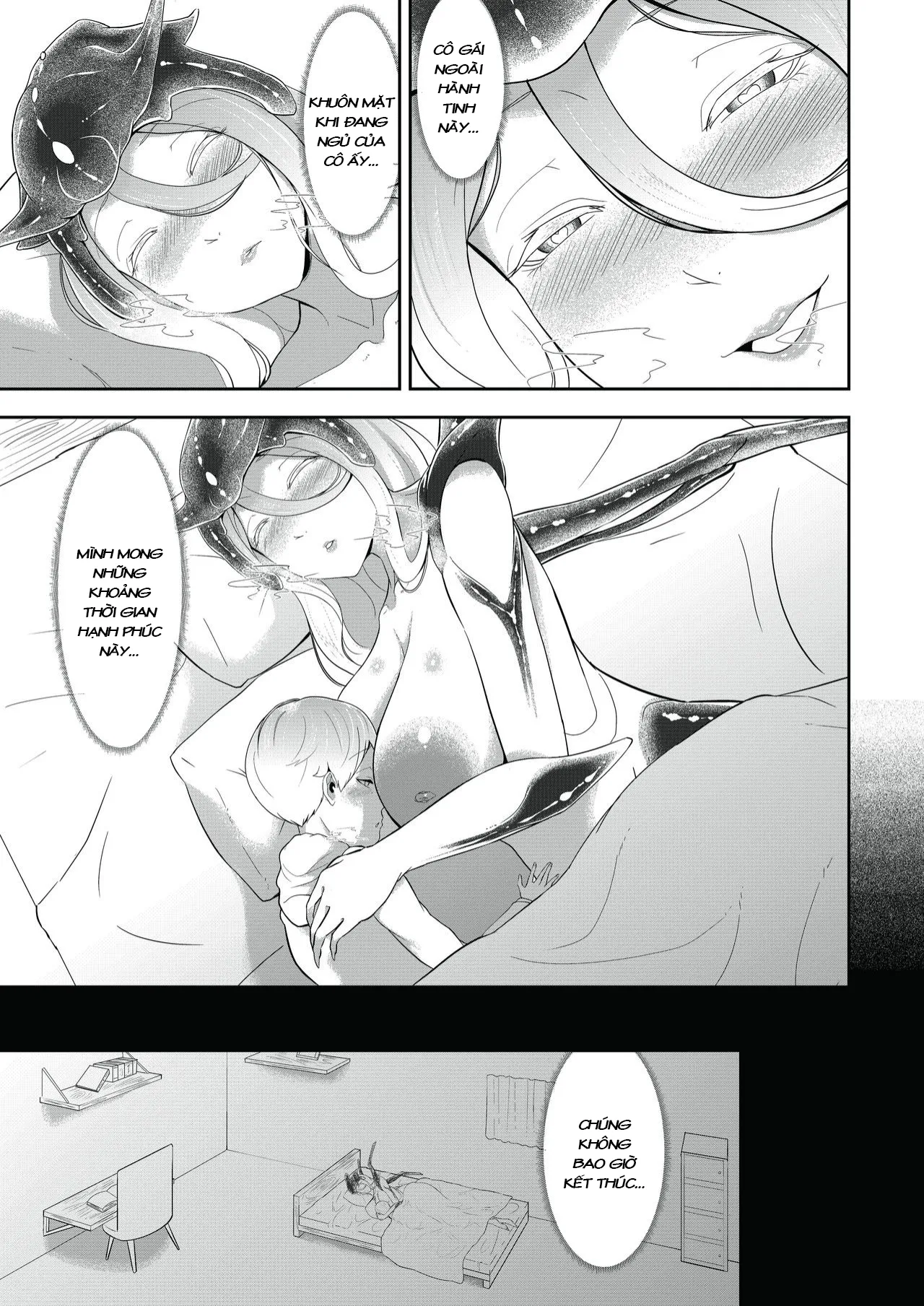 HentaiVN.net - Ảnh 31 - Dondon Seichou Suru Hatsujou no Igyou Musume to Boku - Oneshot