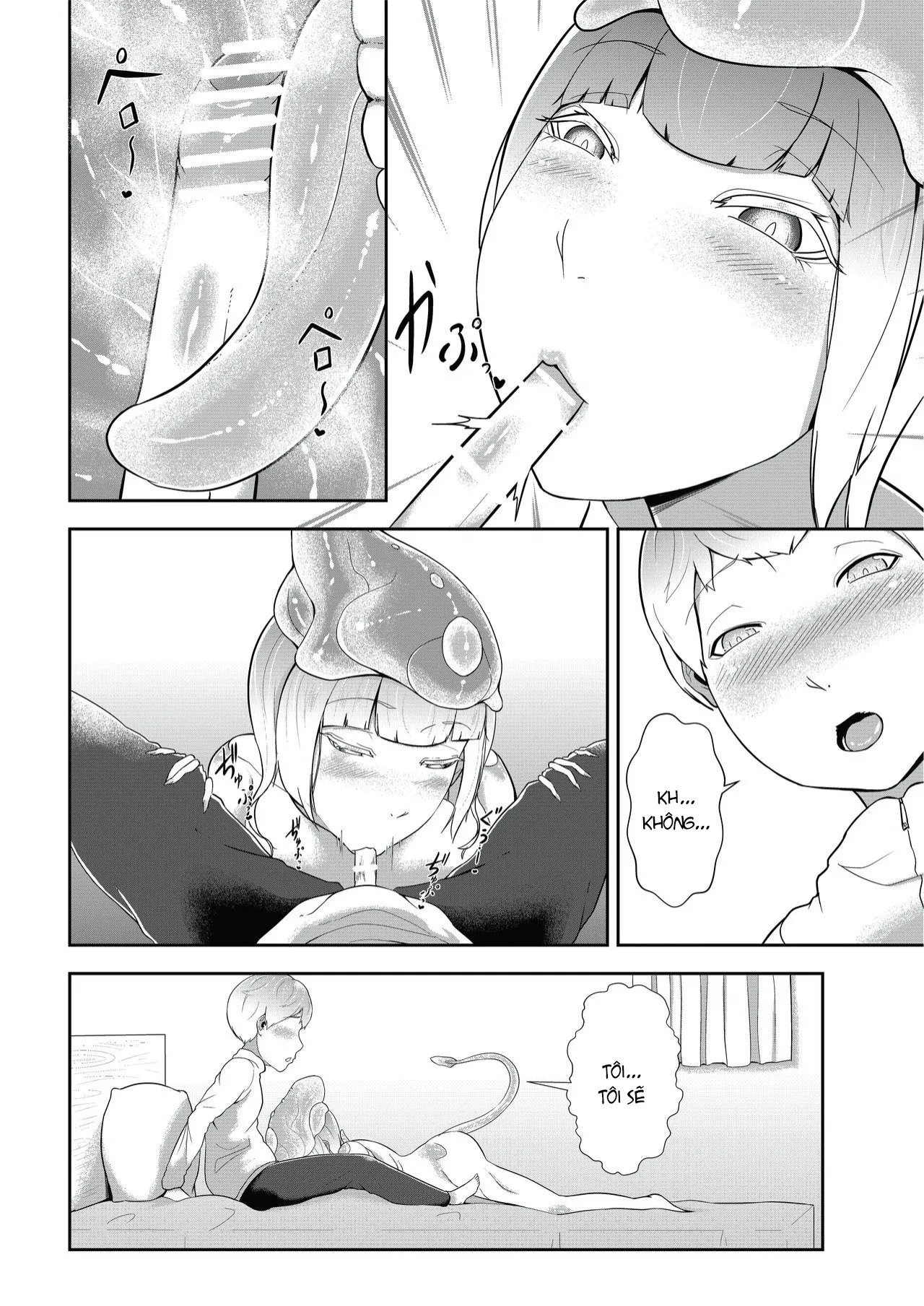 HentaiVN.net - Ảnh 6 - Dondon Seichou Suru Hatsujou no Igyou Musume to Boku - Oneshot